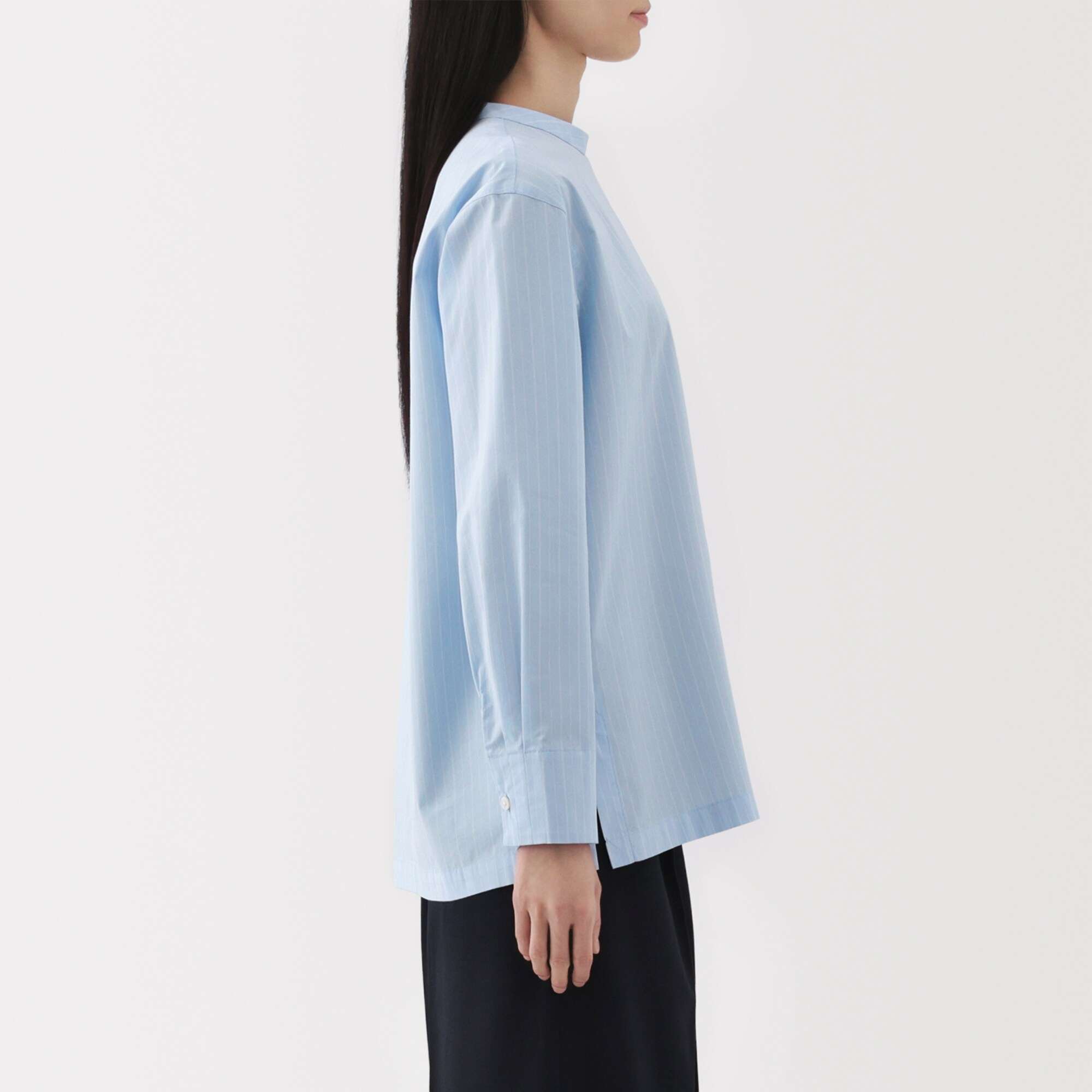 Quick dry broadcloth Long Sleeve blouse