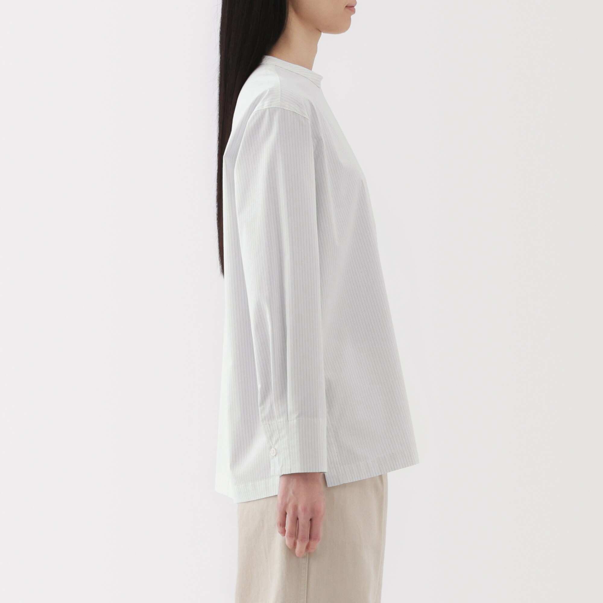 W's Quick dry broadcloth L/S blouse