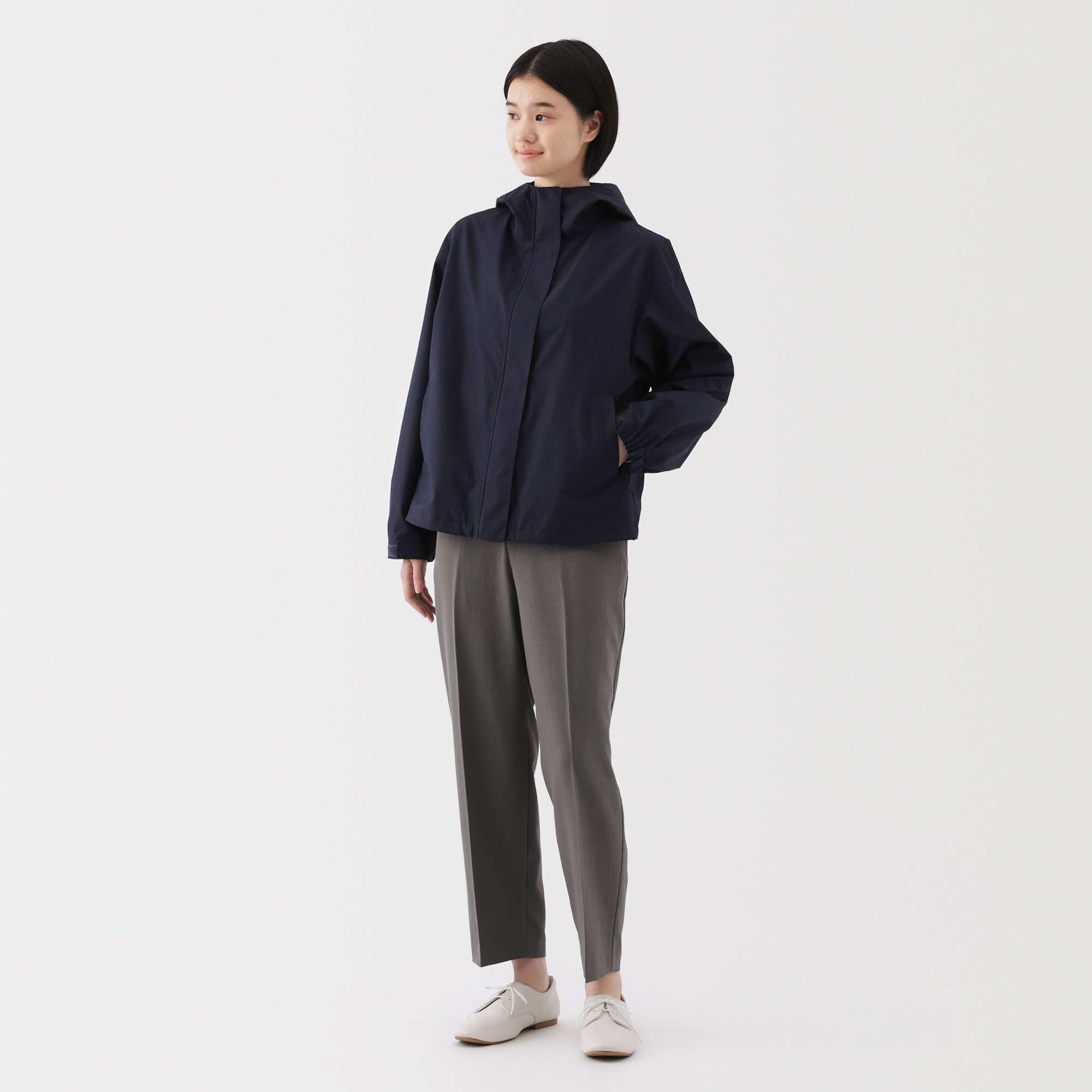 W's Water repellent Hooded jacket
