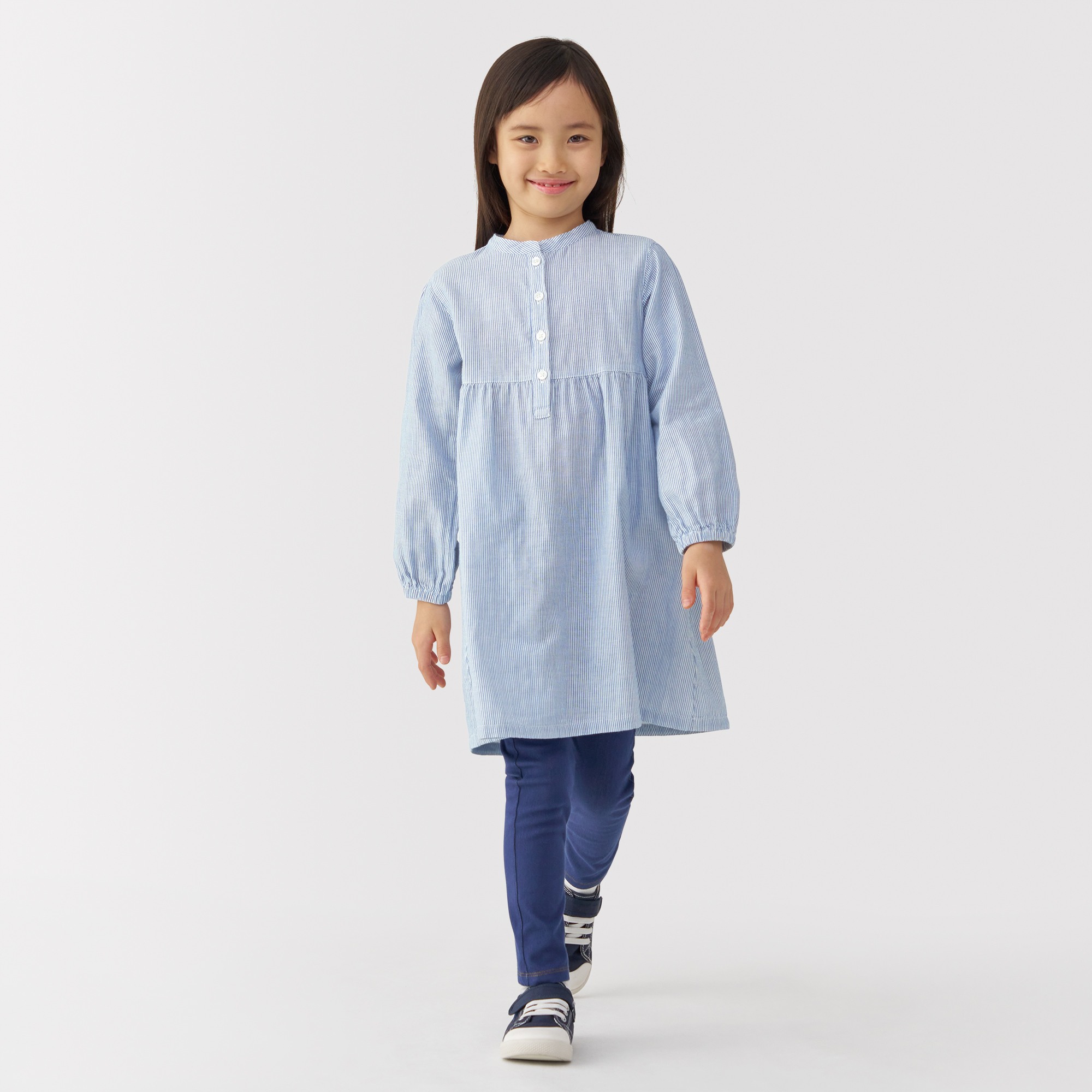 K's Double gauze L/Slv dress