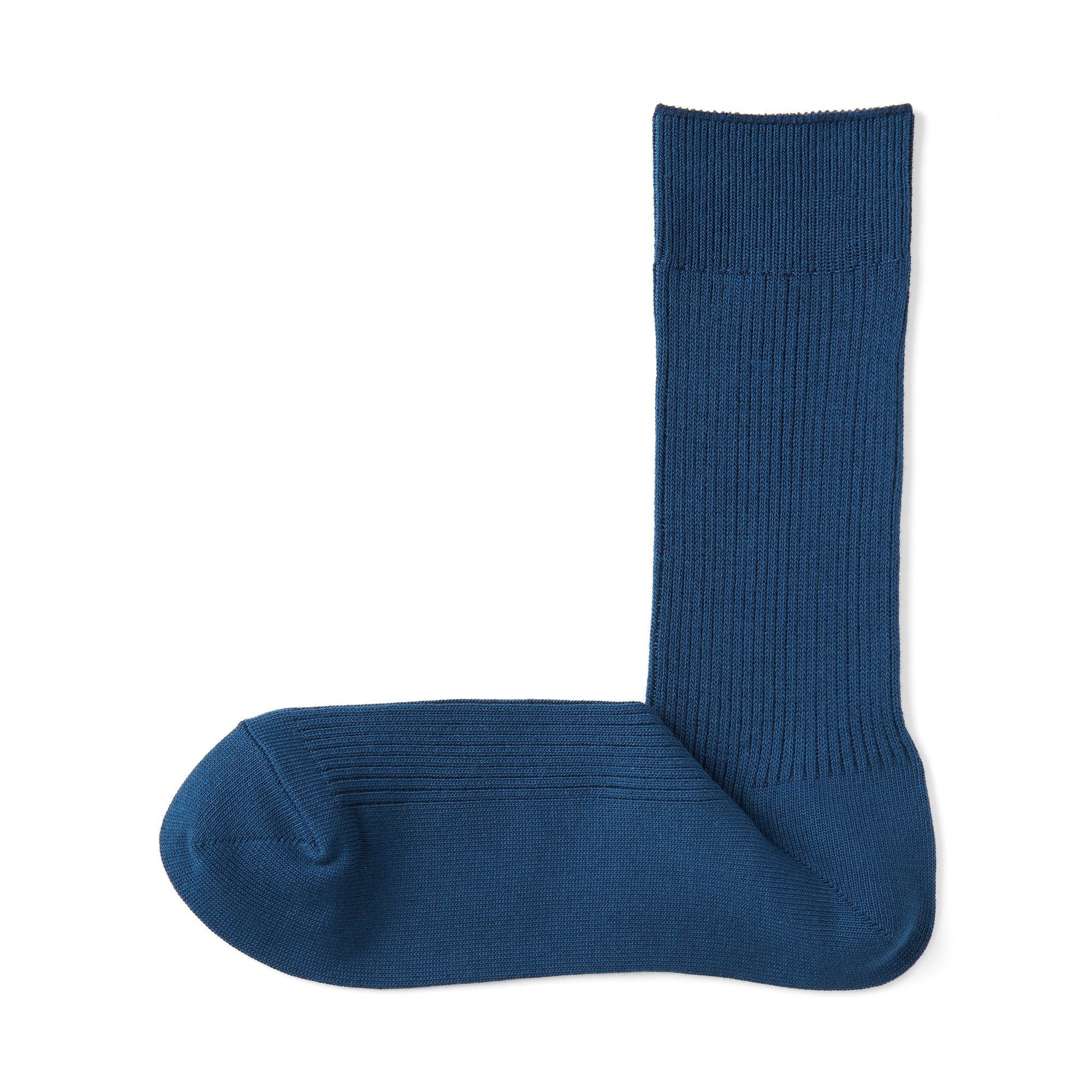 M's right angle ribbed socks