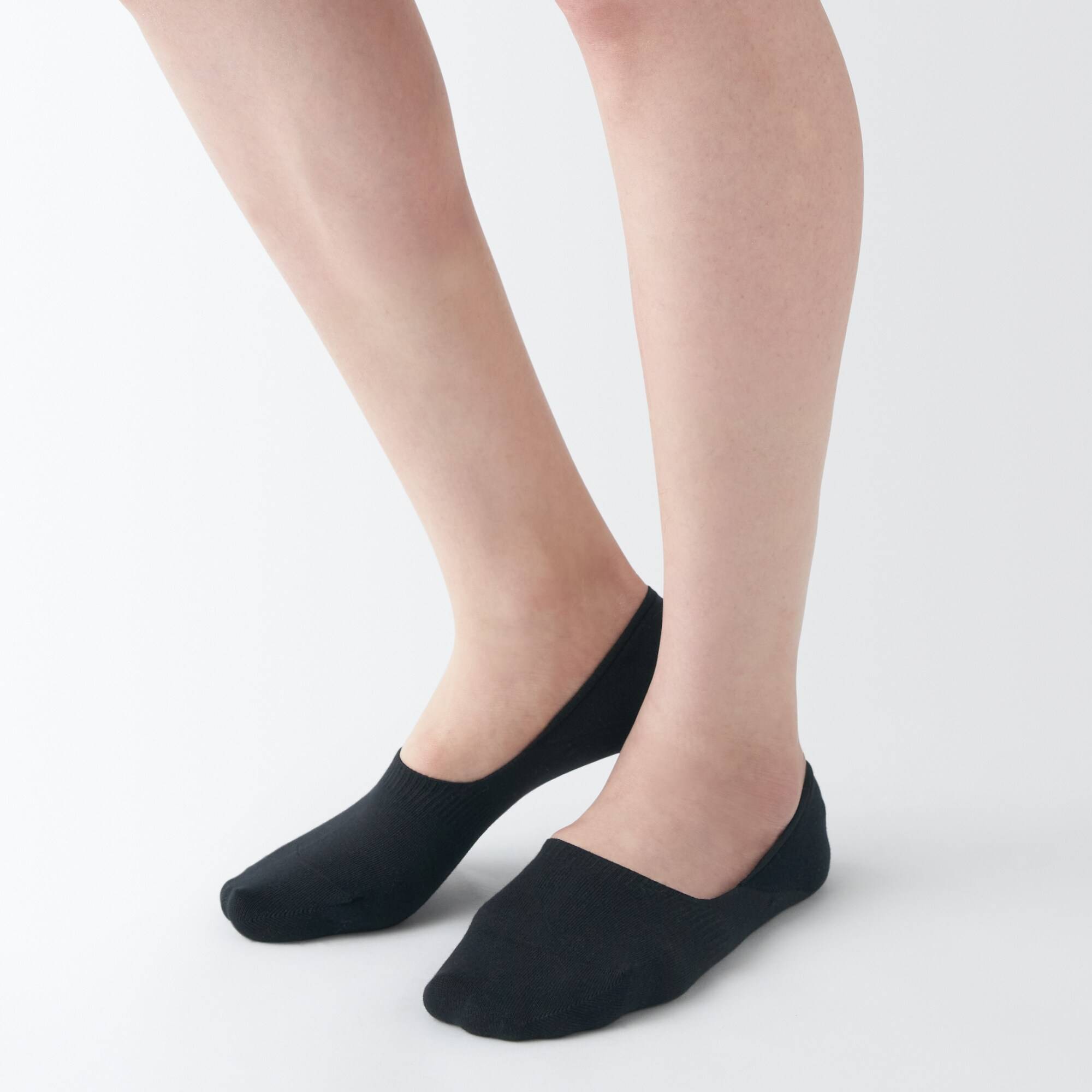 W's Thin no-show socks with heel grip