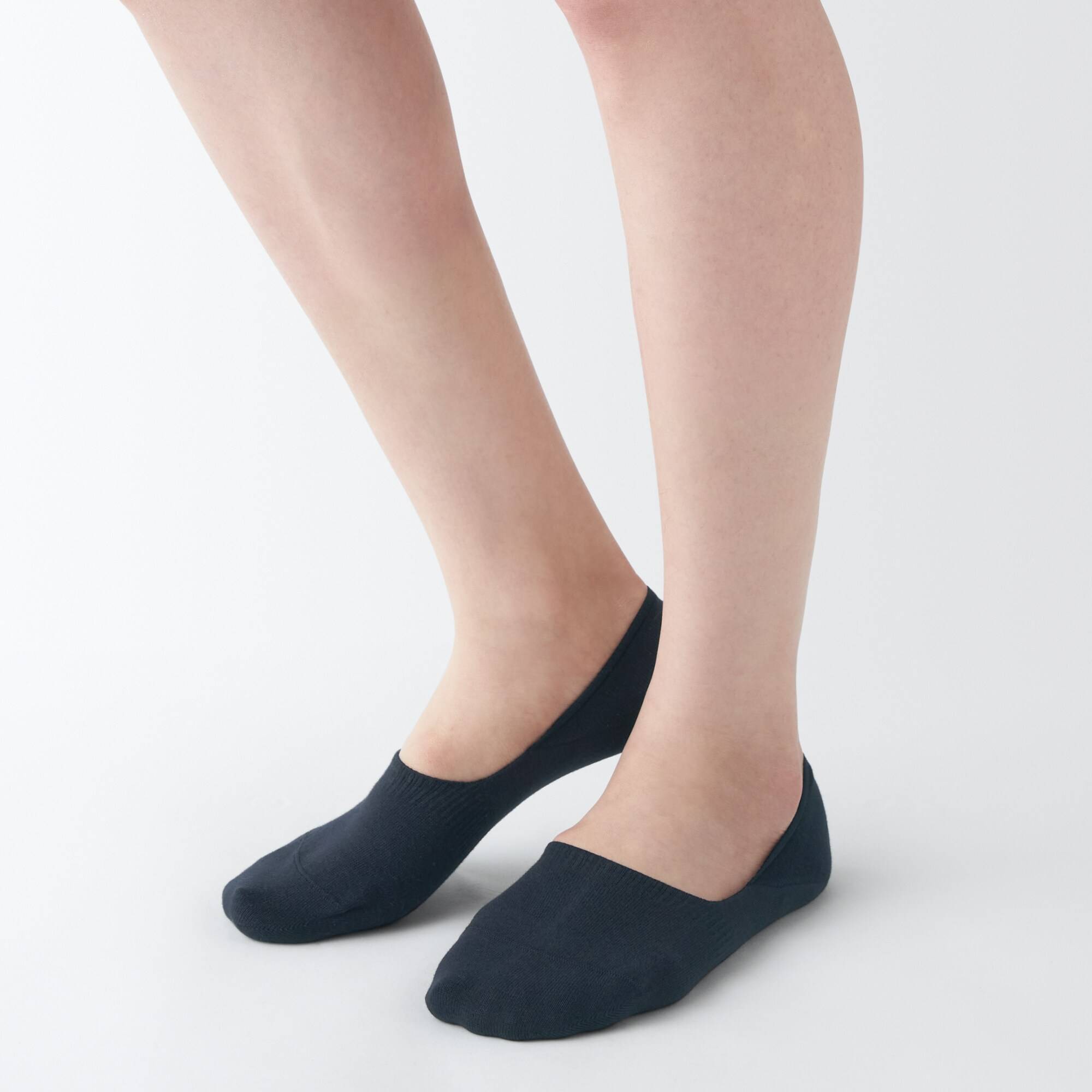 W's Thin no-show socks with heel grip