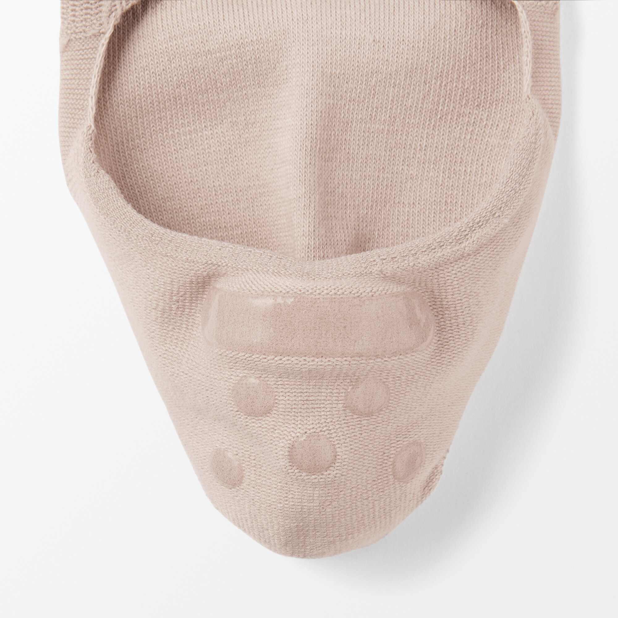 W's Thin no-show socks with heel grip