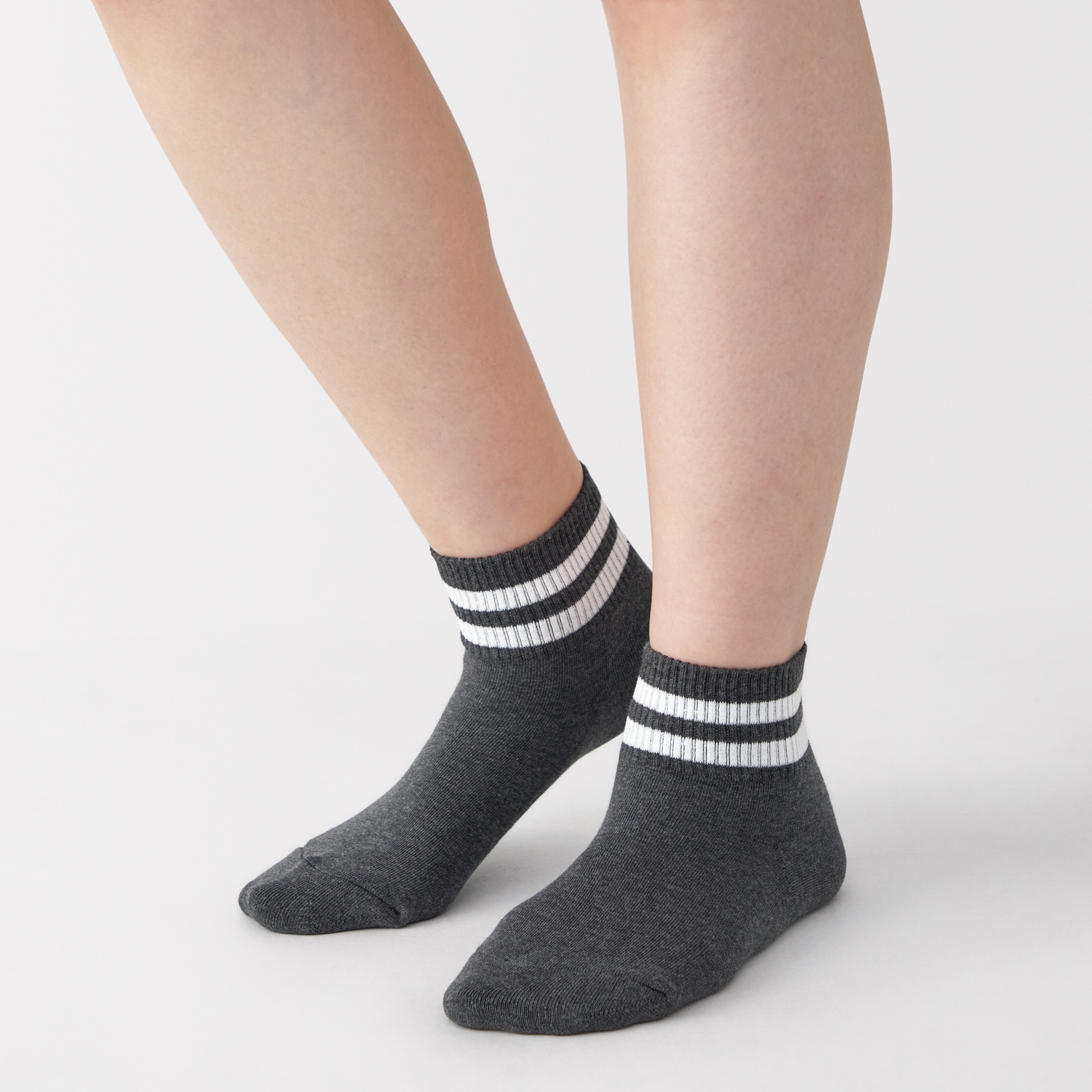 Right angle Pile Short socks(Line)