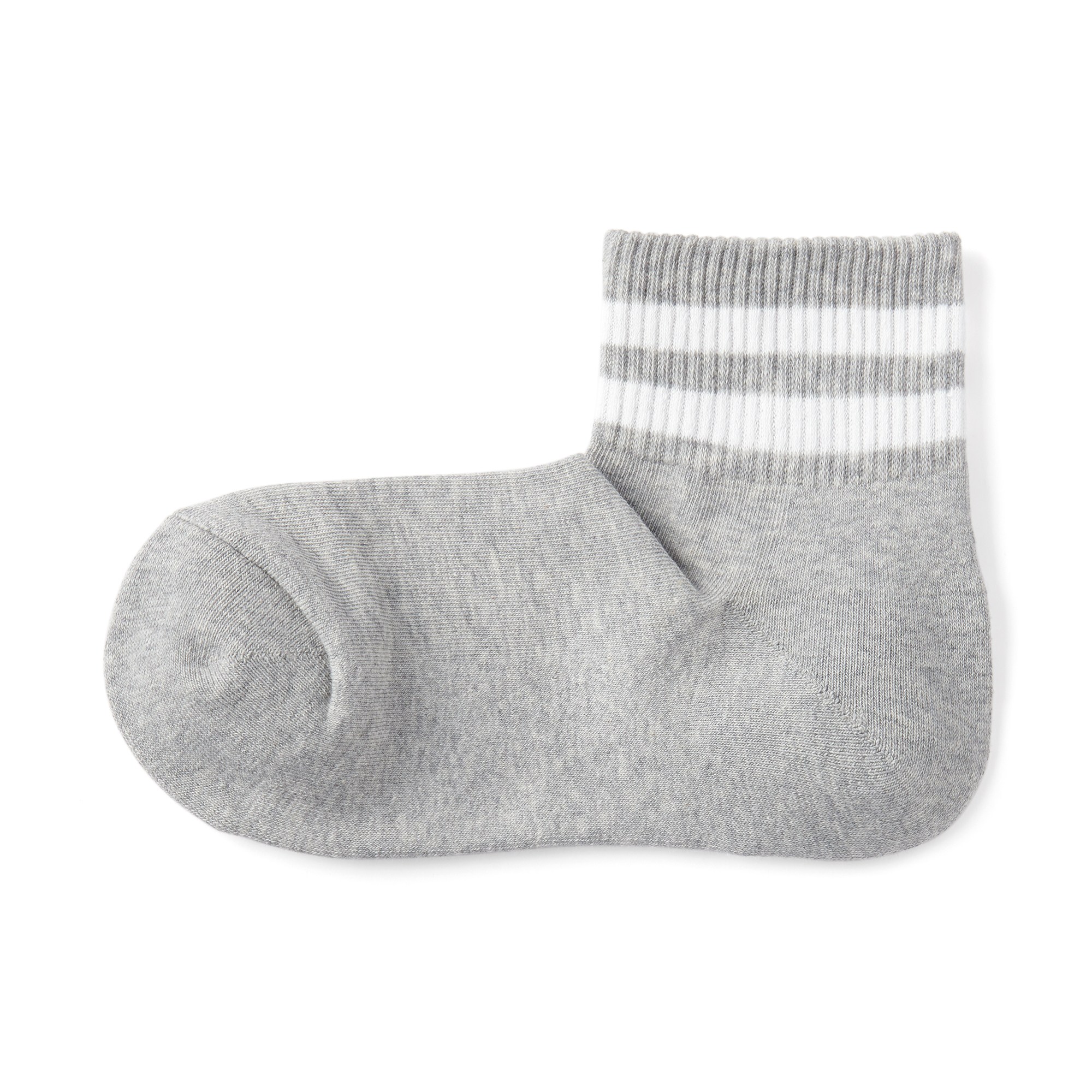 Right angle Pile Short socks(Line)