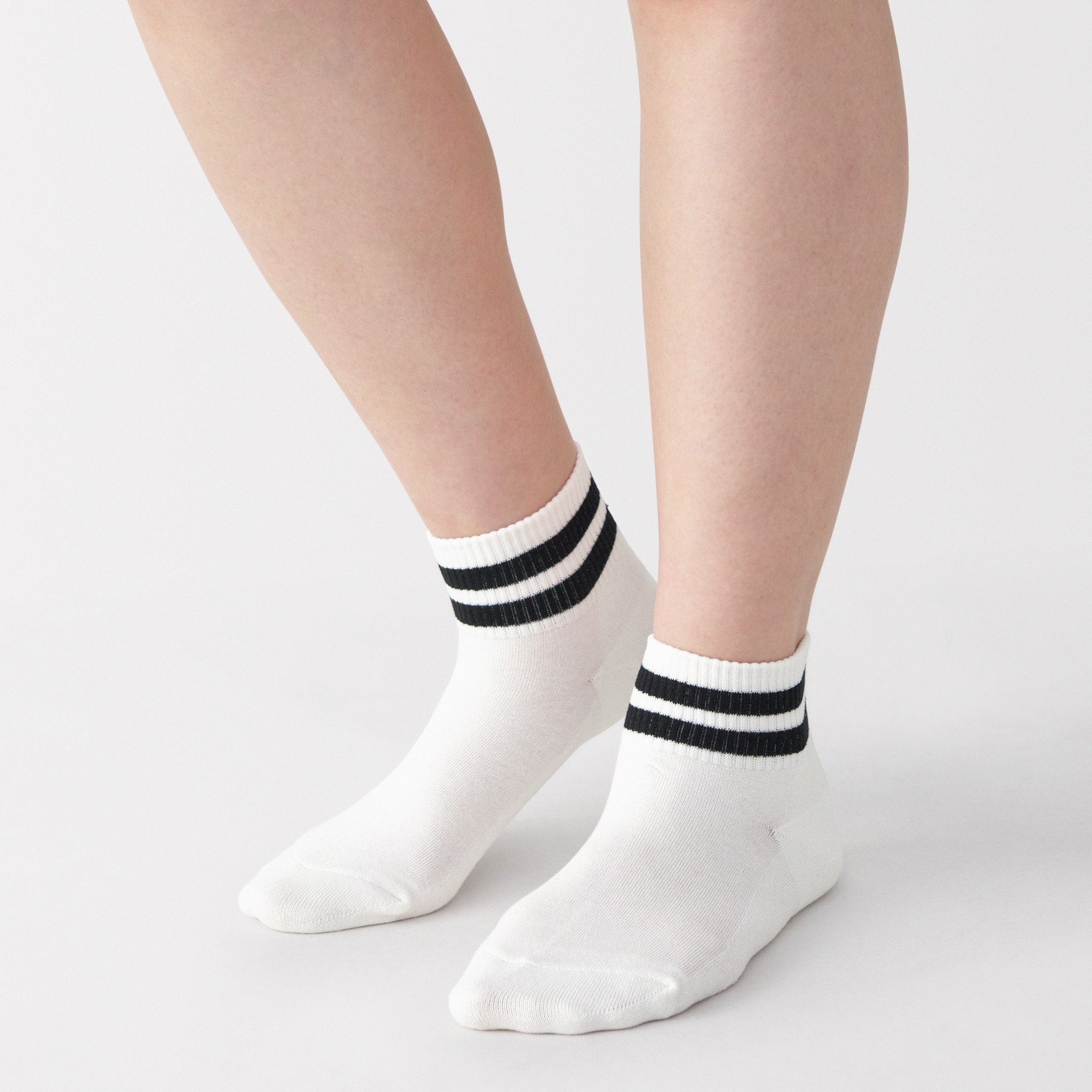 Right angle Pile Short socks(Line)