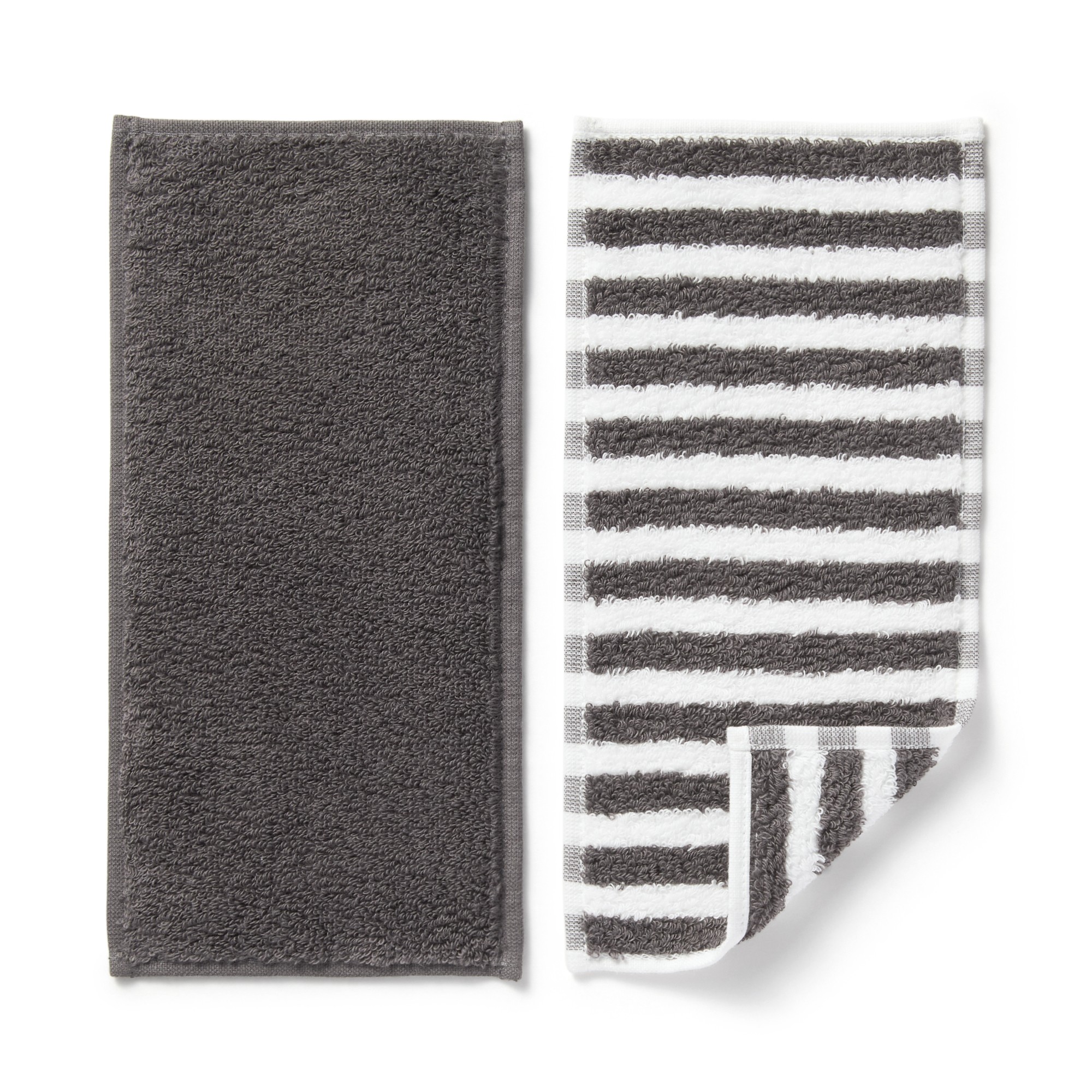 Cotton towel half handkerchief 2pcs
