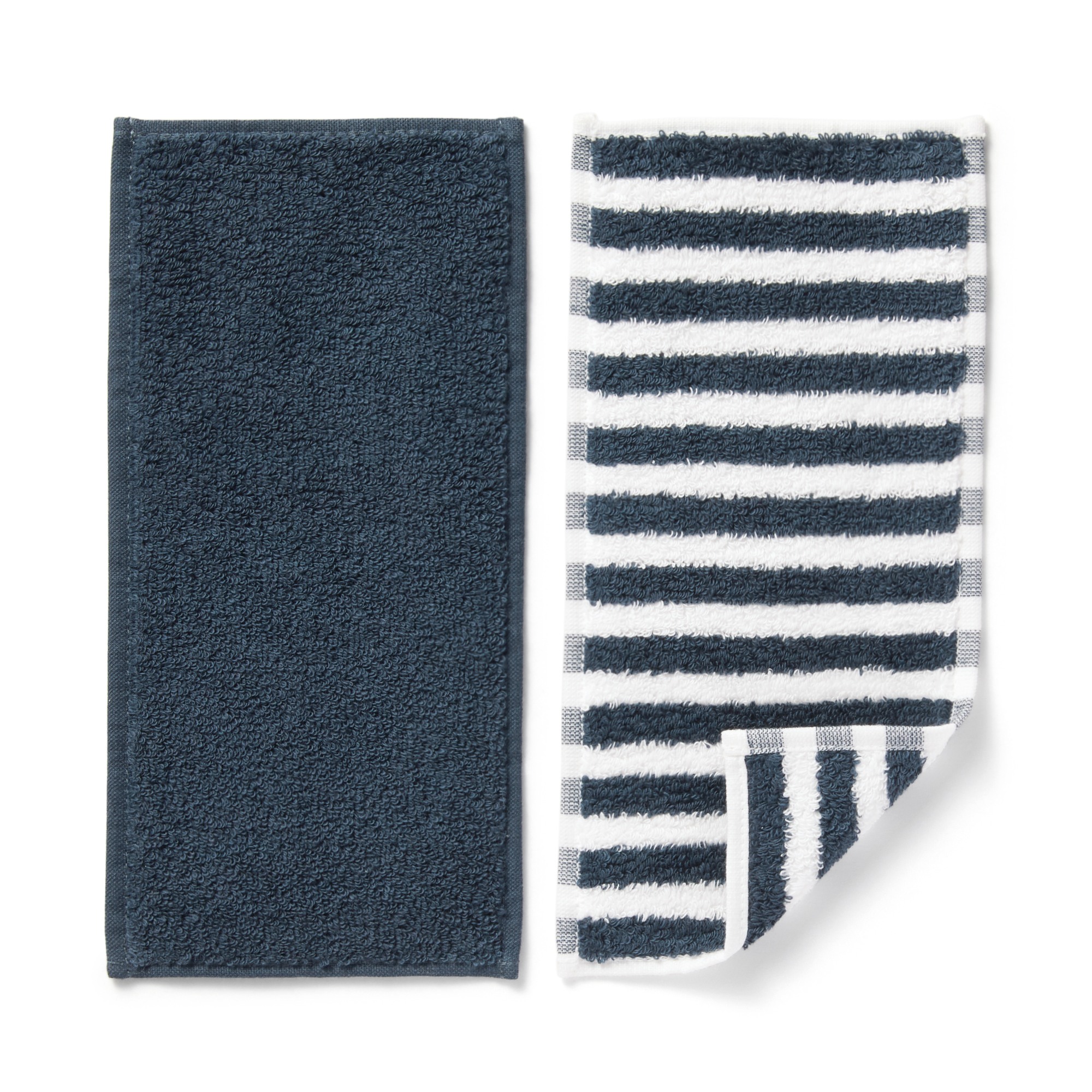 Cotton towel half handkerchief 2pcs