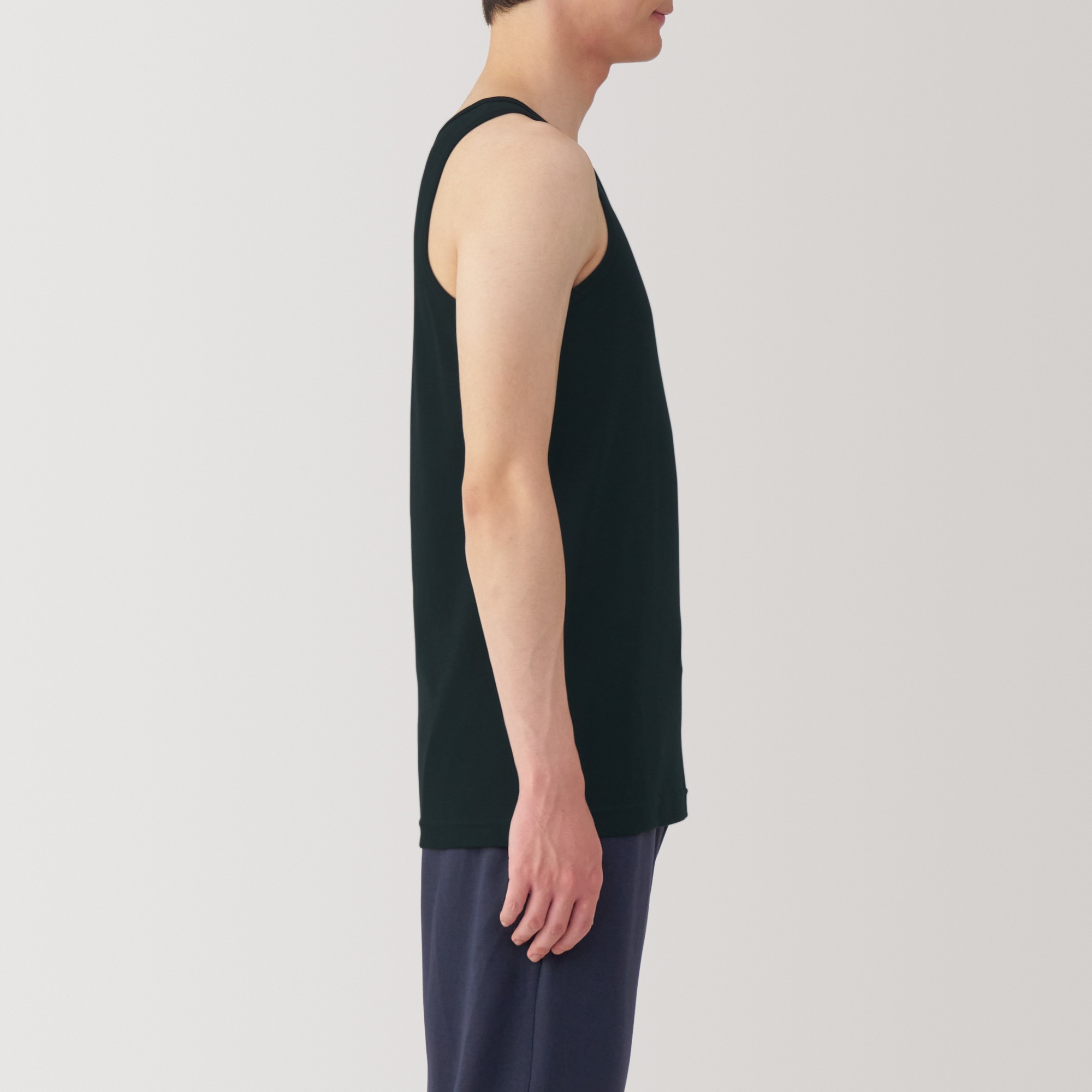 M's Moisture wicking cotton Tank top