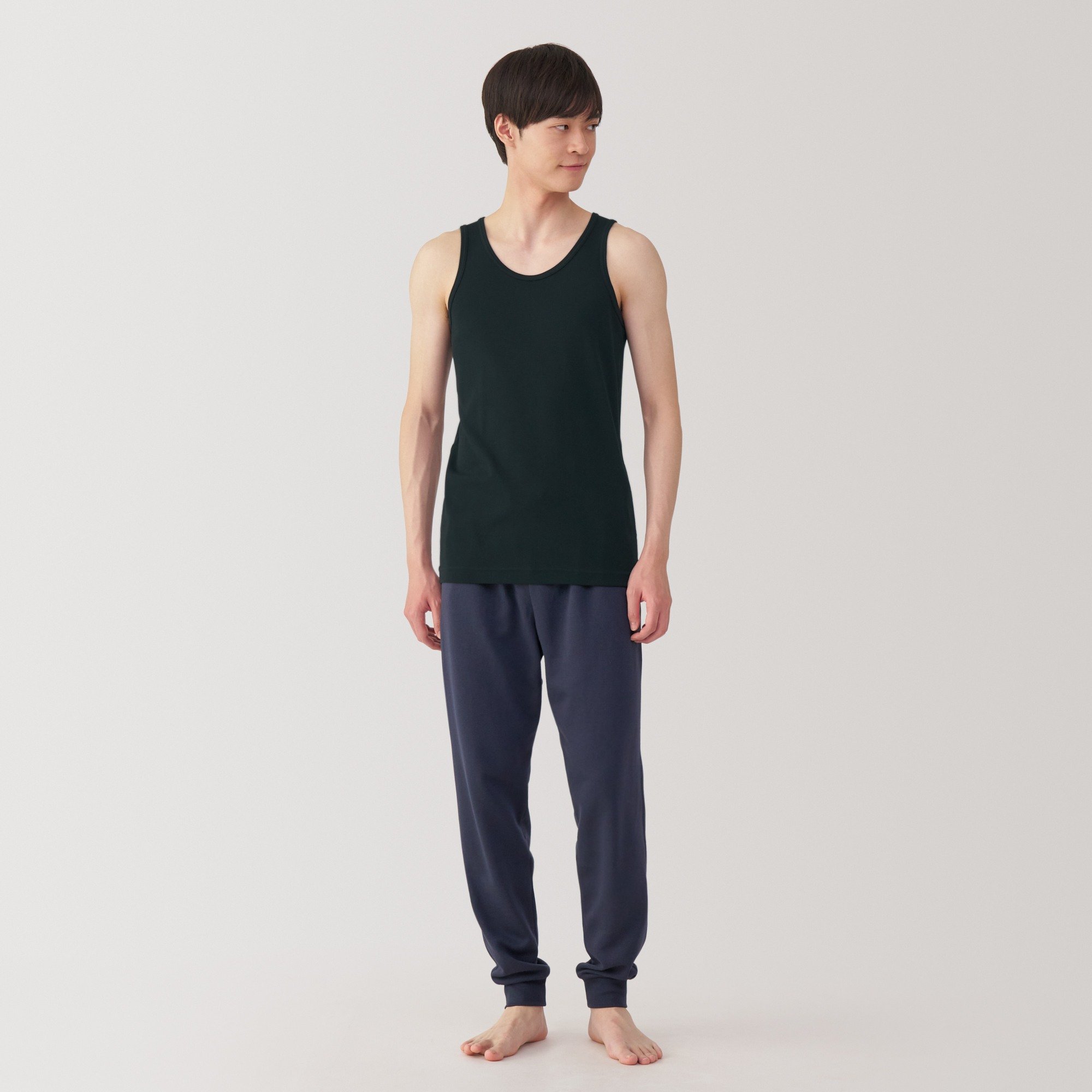 M's Moisture wicking cotton Tank top