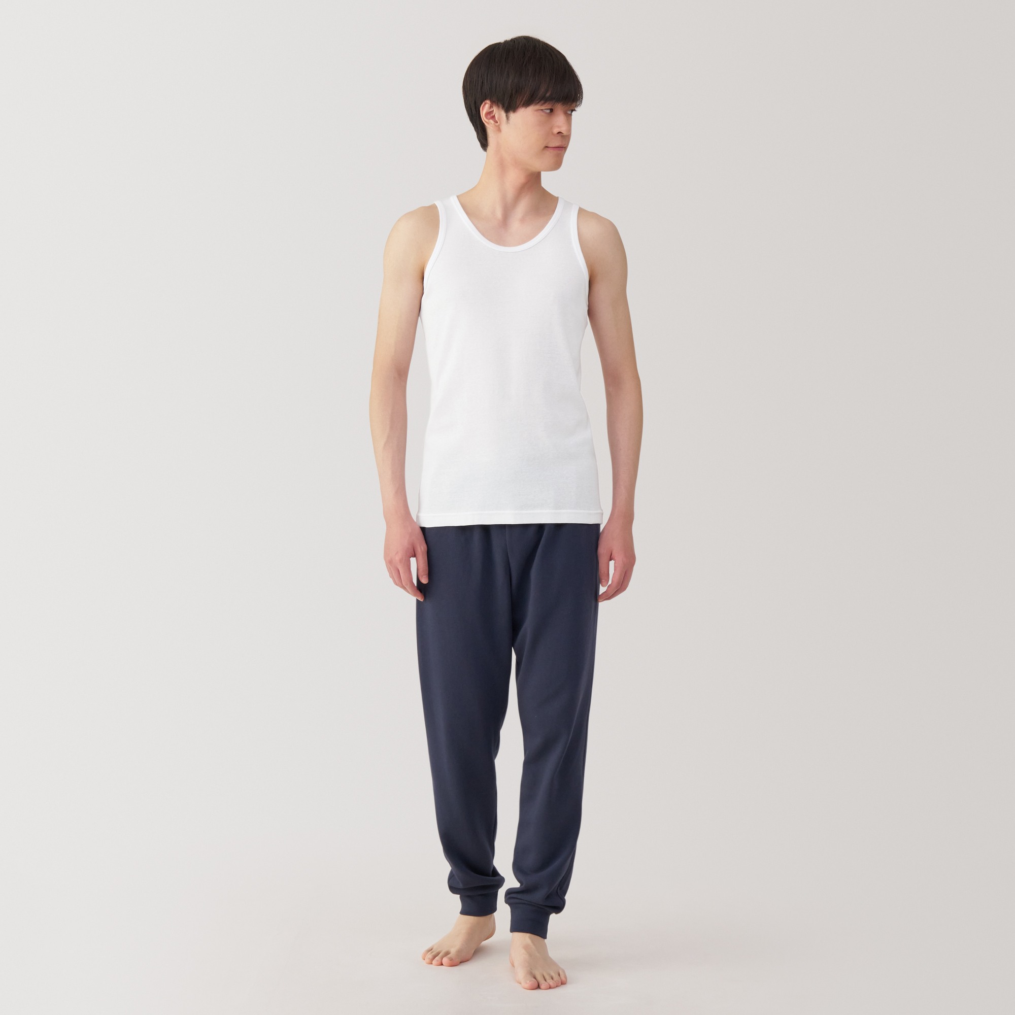 M's Moisture wicking cotton Tank top