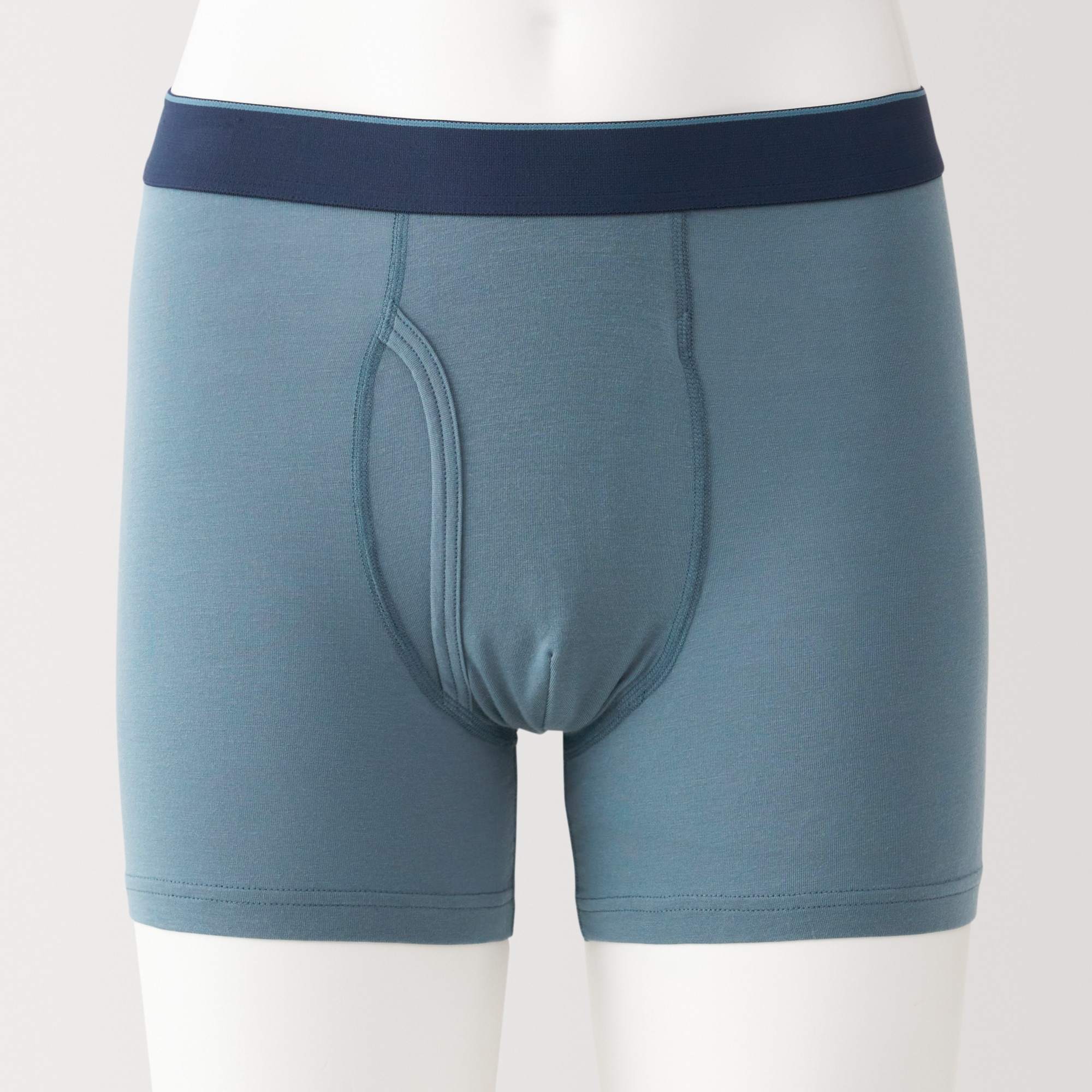 Lyocell blended Front open boxer briefs
