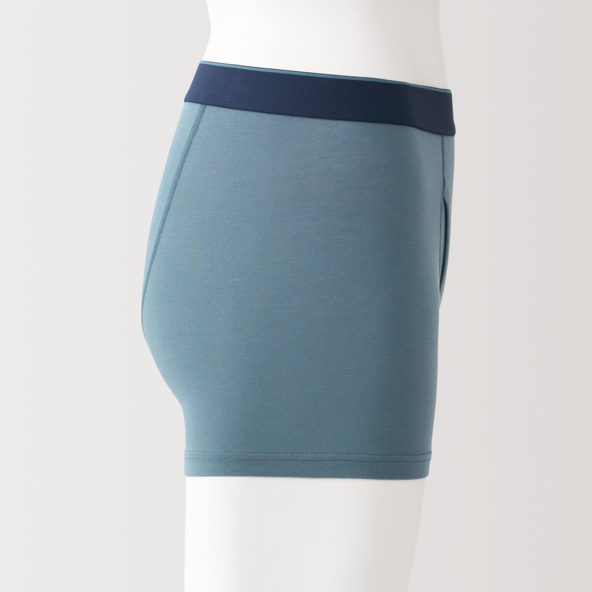 Lyocell blended Front open boxer briefs