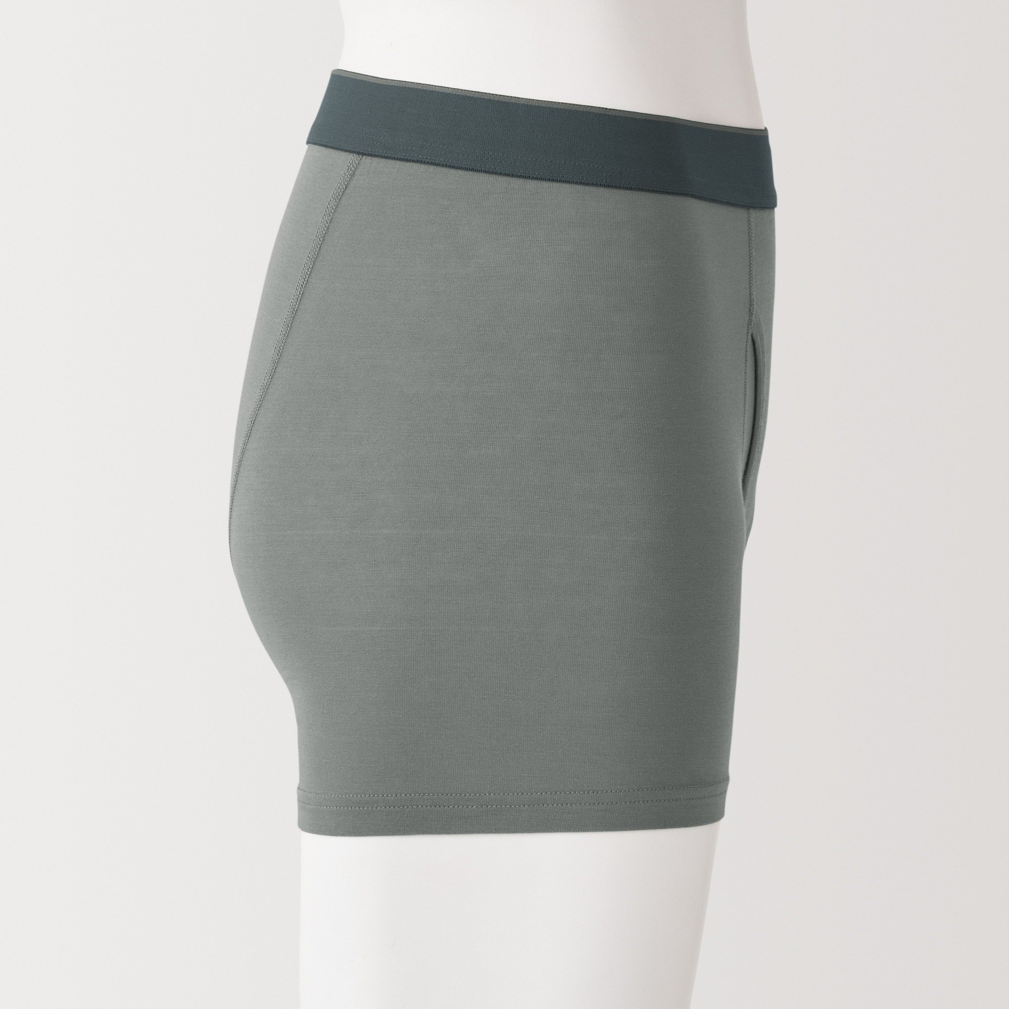 Lyocell blended Front open boxer briefs