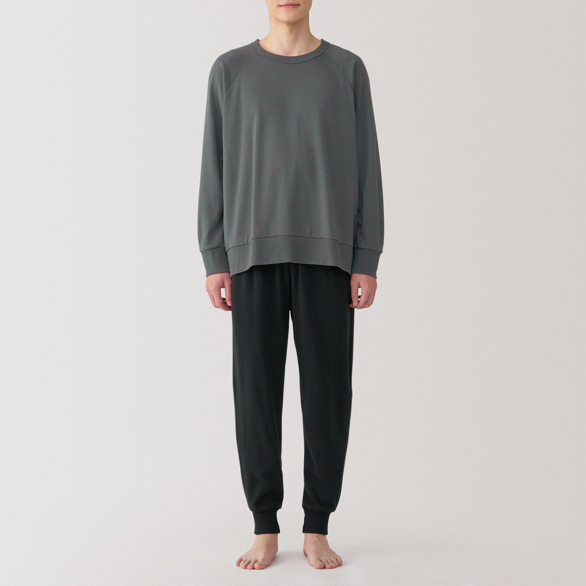 M's Soft twisted L/Slv loungewear set