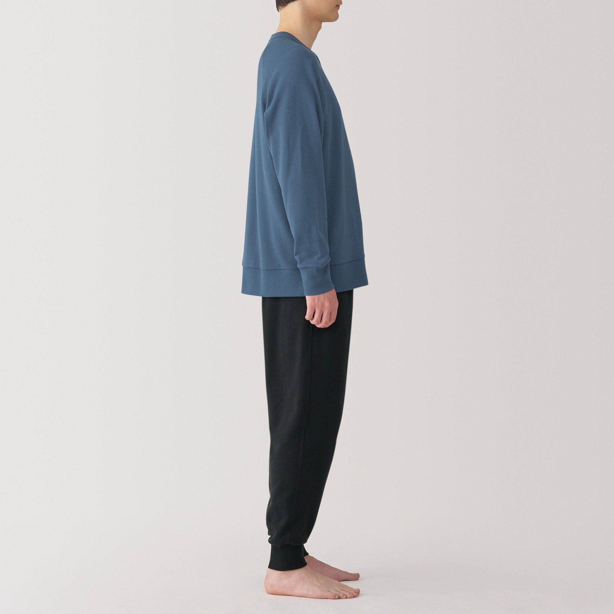 M's Soft twisted L/Slv loungewear set