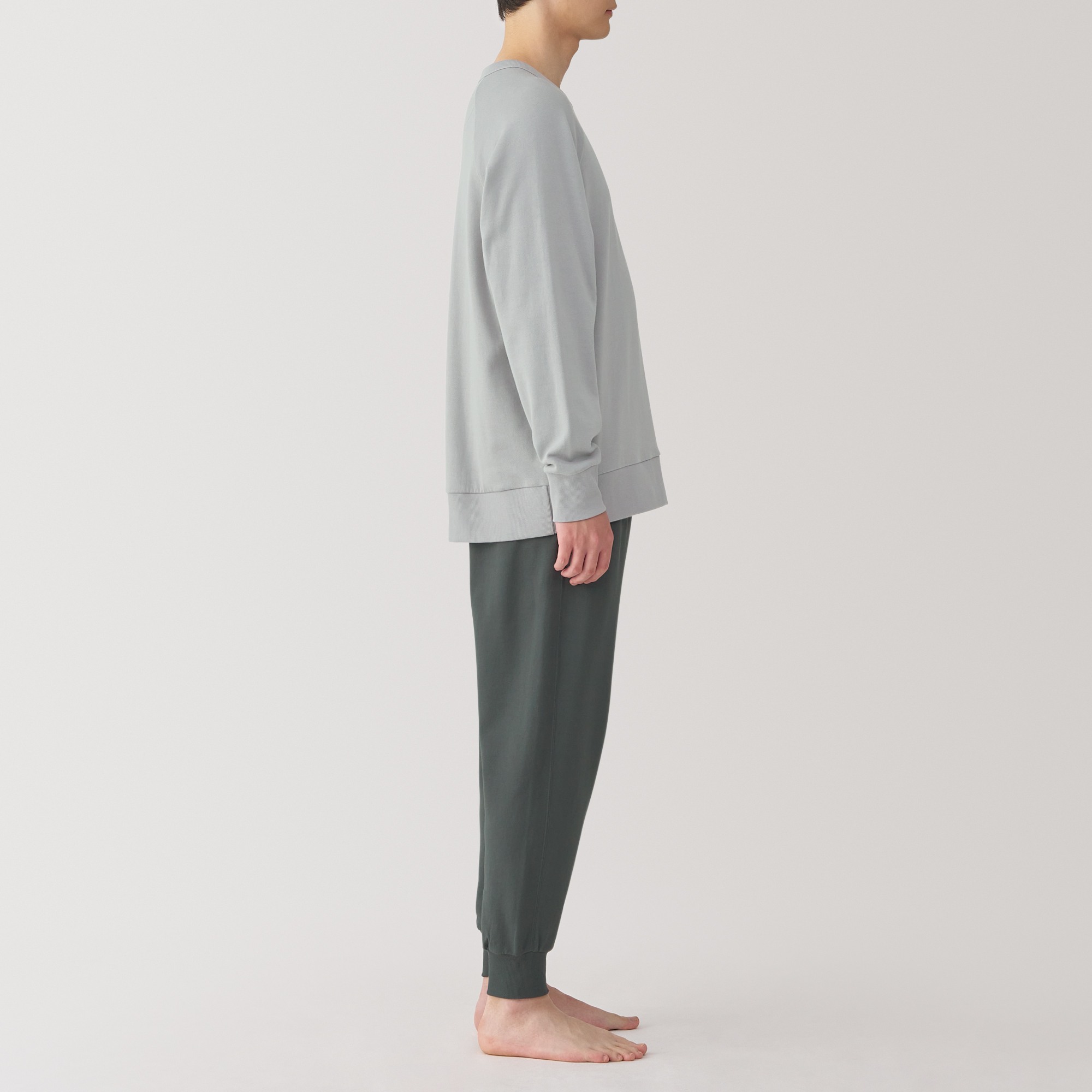 M's Soft twisted L/Slv loungewear set