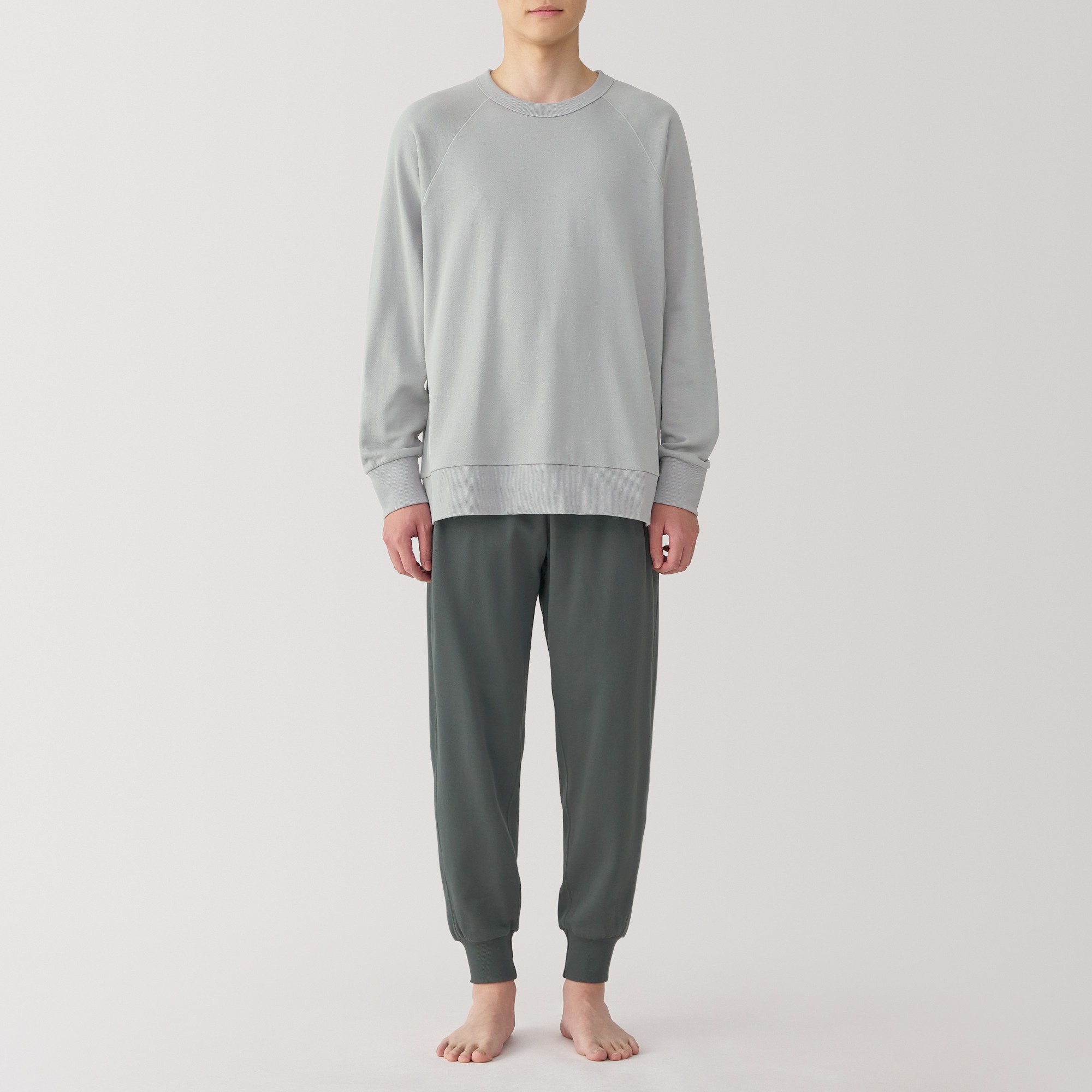M's Soft twisted L/Slv loungewear set