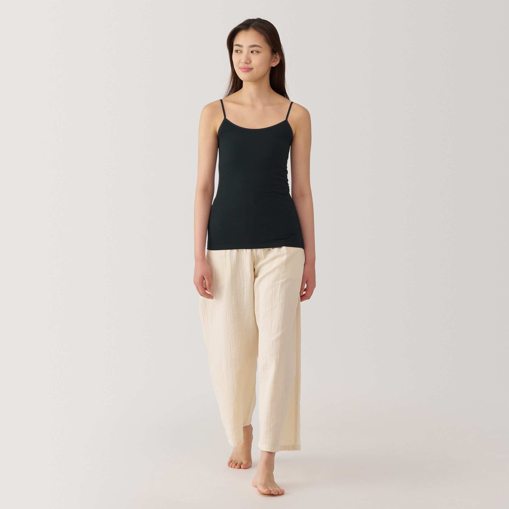 W's Cotton stretch jersey camisole