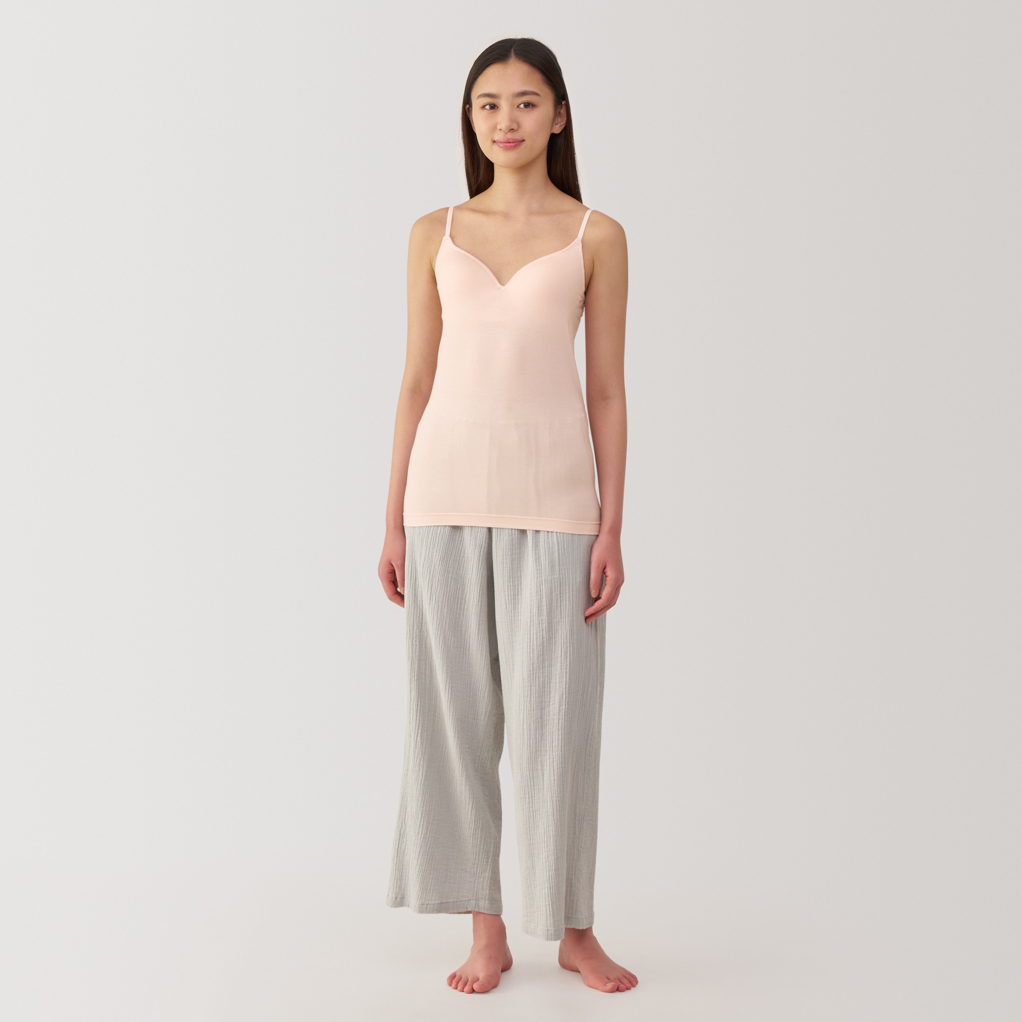 Lyocell blended bra camisole