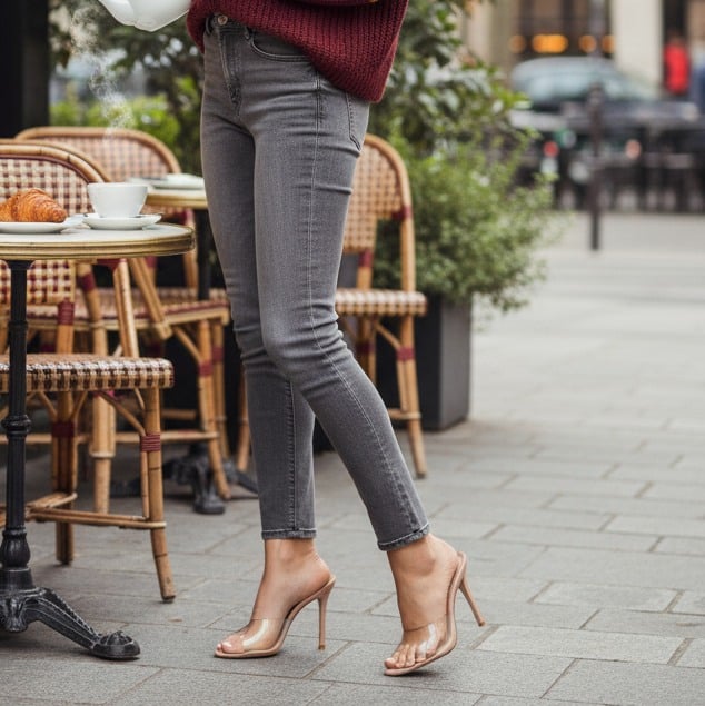 Rollout Beige Heels Sandals