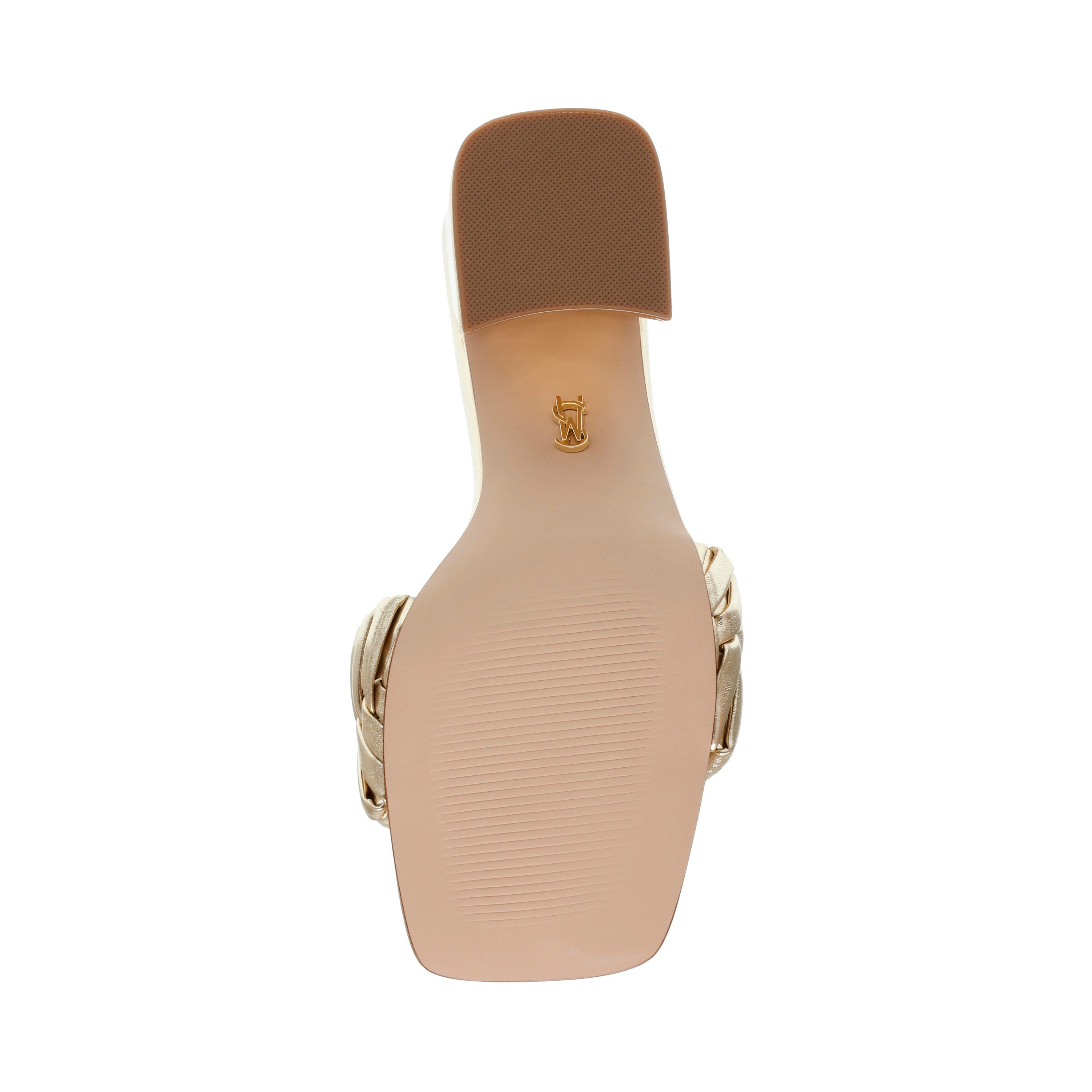 Bankroll Gold Heels Sandals