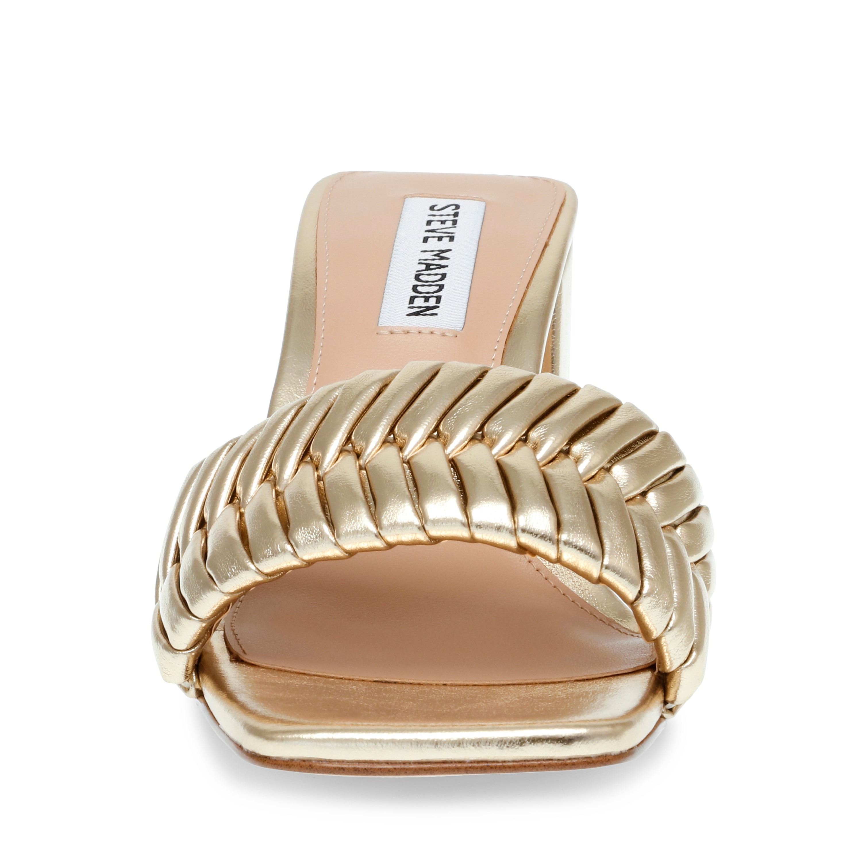 Bankroll Gold Heels Sandals
