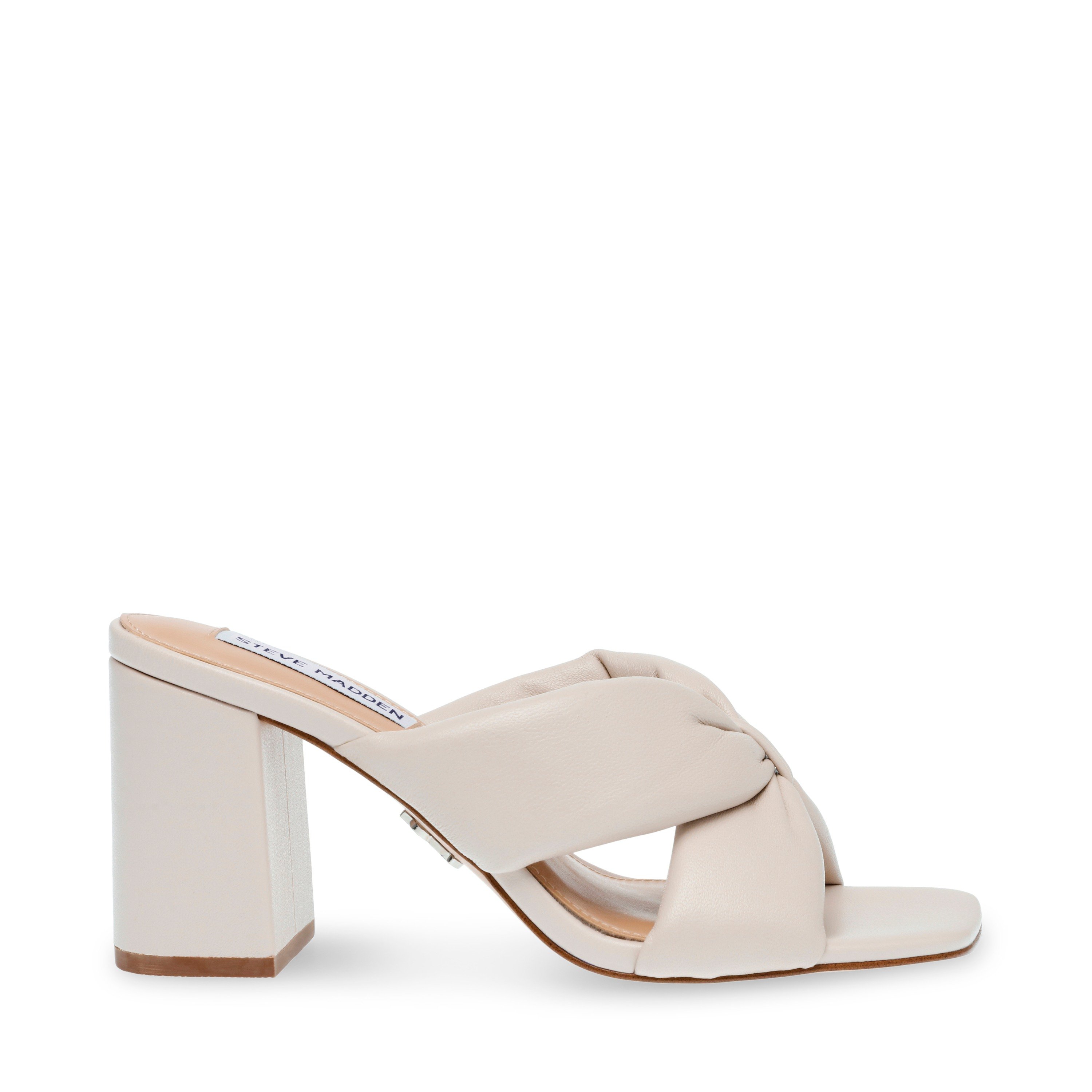 Campaign White Heels Sandals
