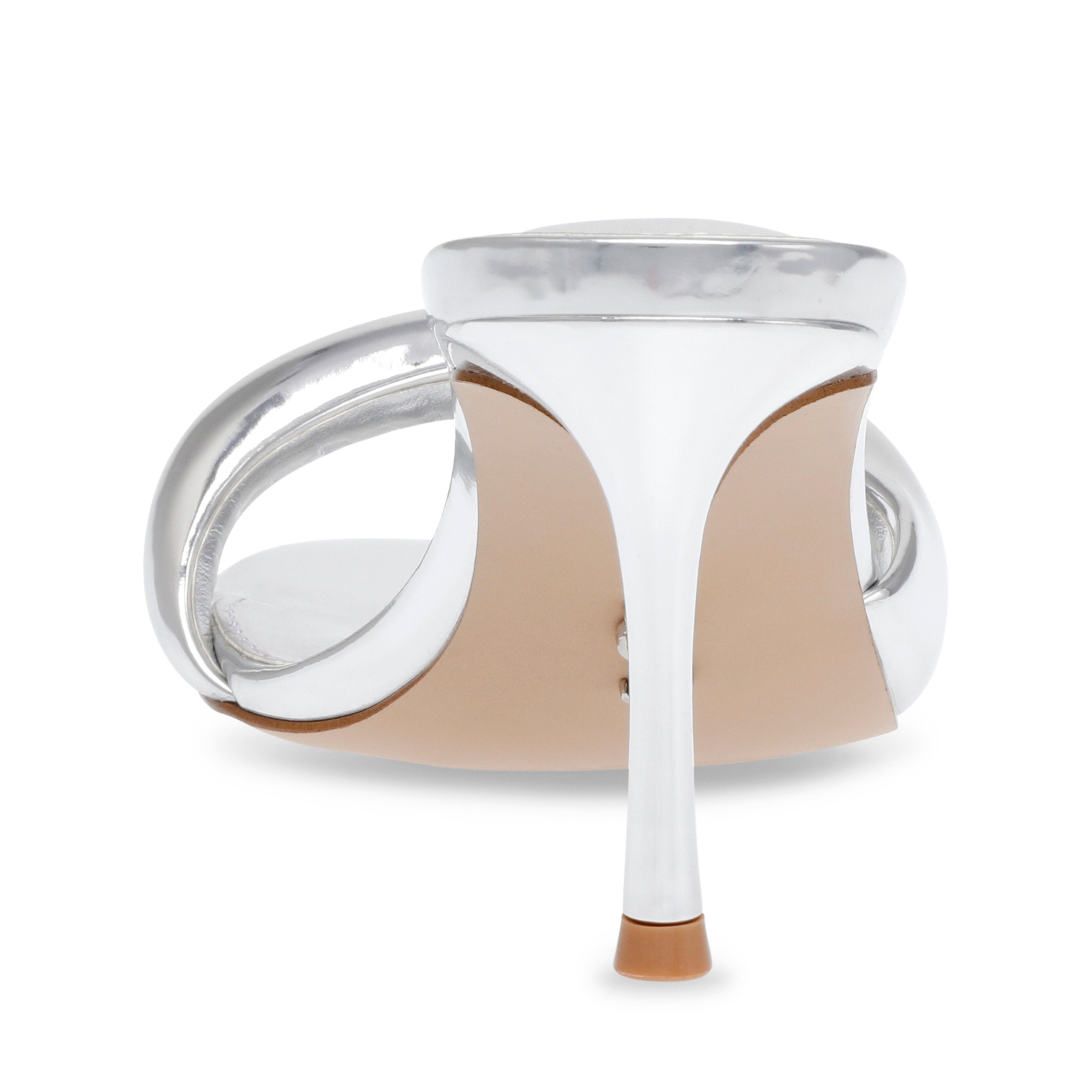 Sarasota Silver Heel Sandals
