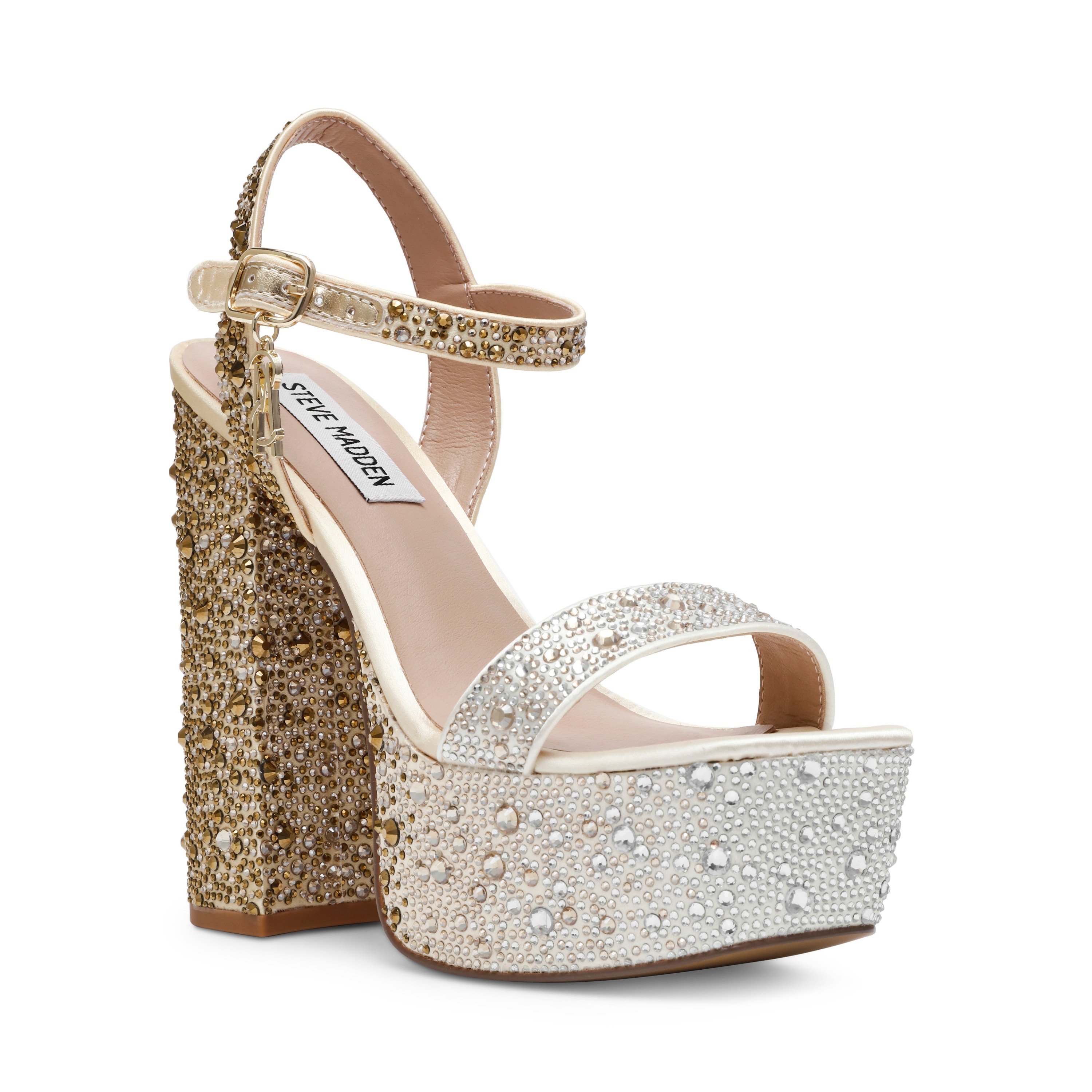 Retrofit Gold Heels Sandals