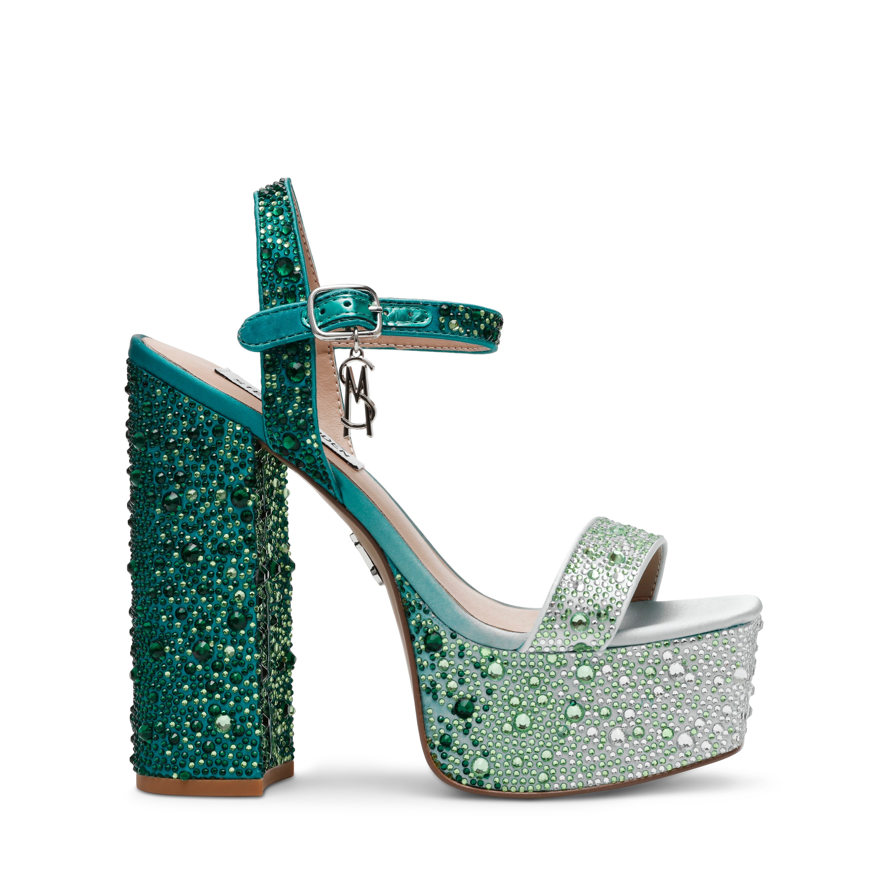 Retrofit Teal Heels Sandals
