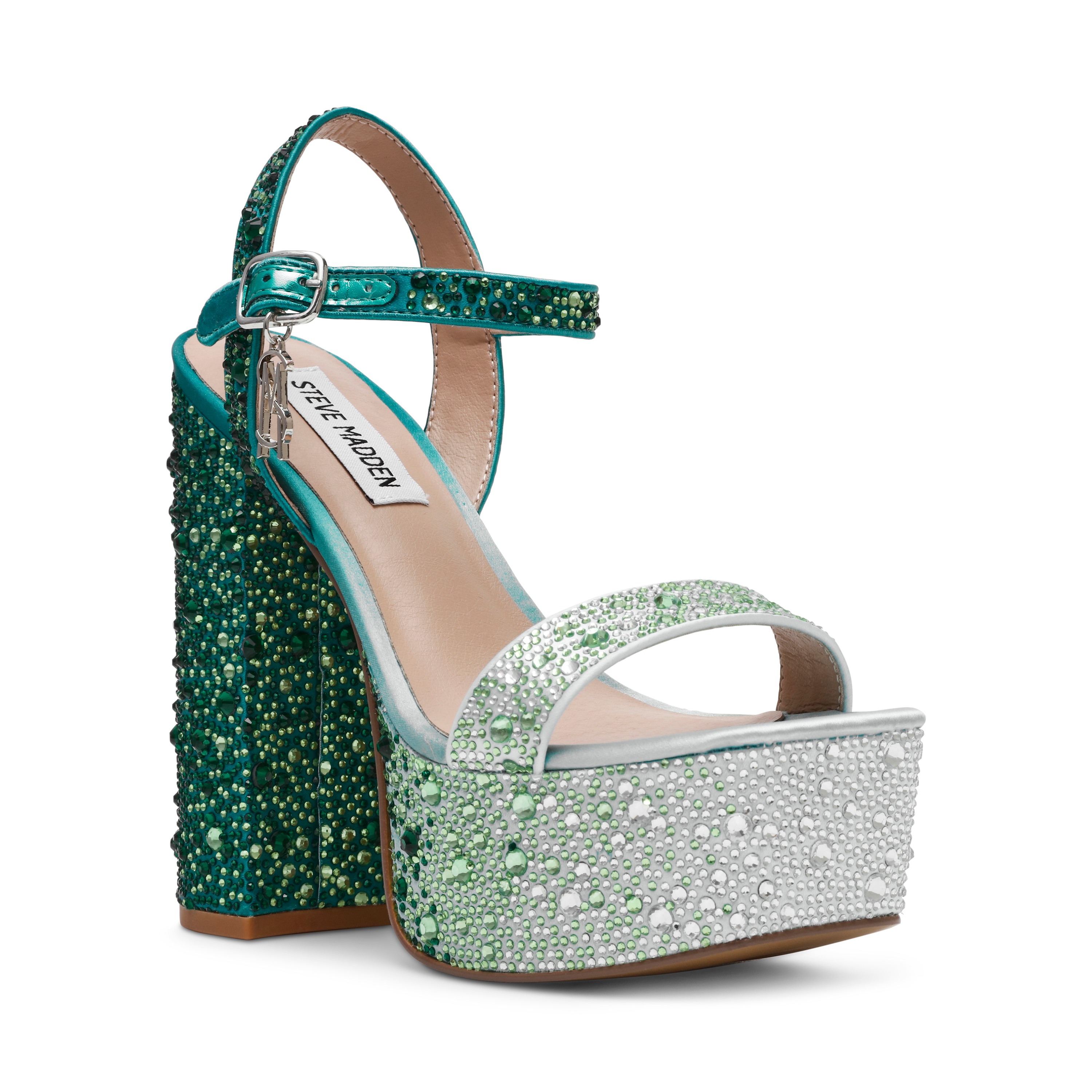 Retrofit Teal Heels Sandals
