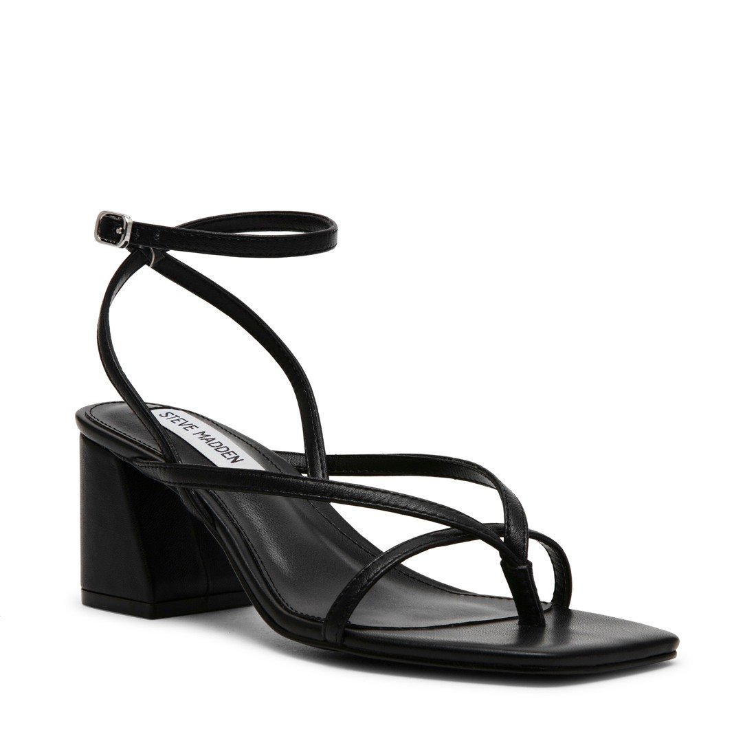 Ansel Black Heels Sandals