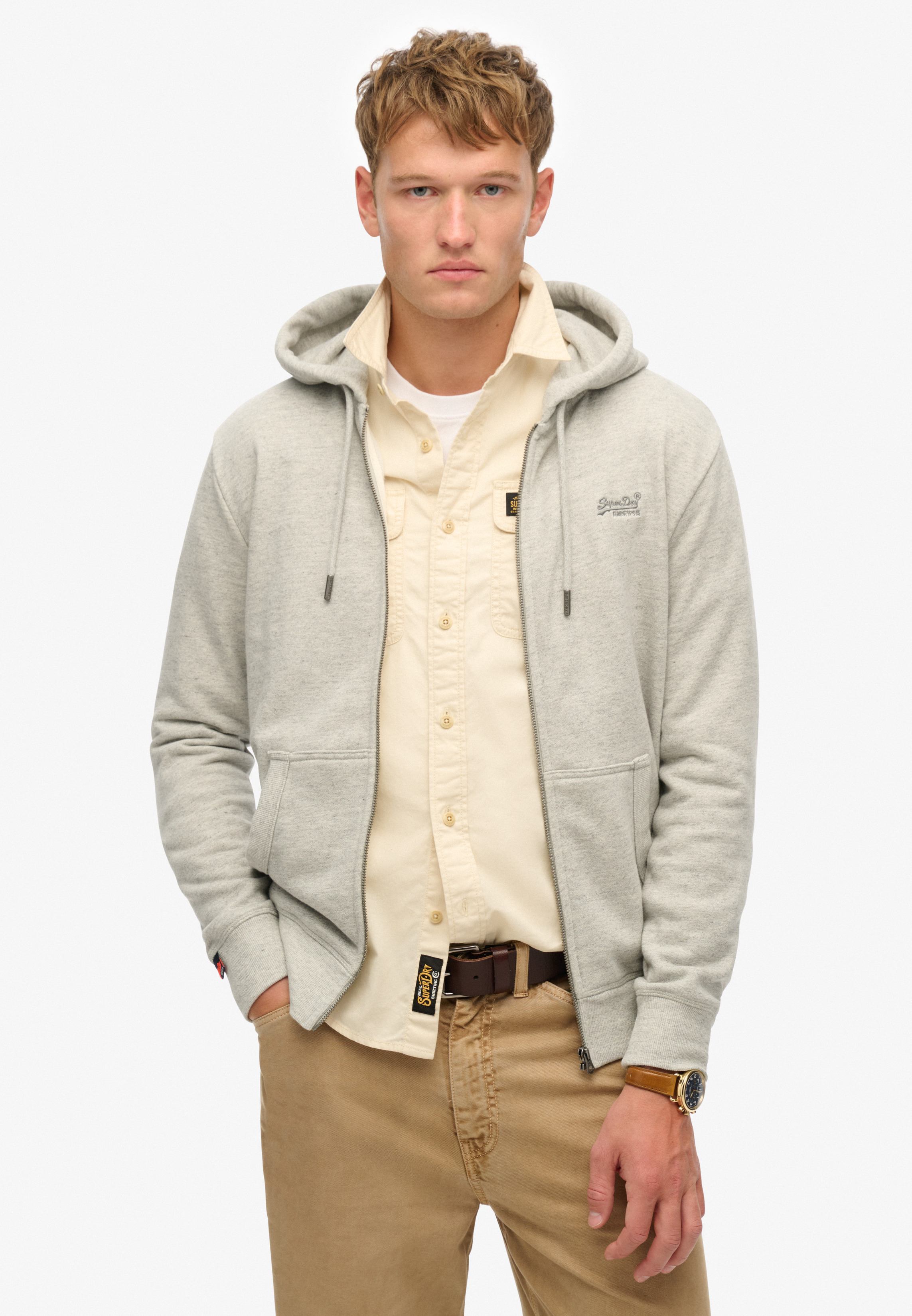 ESSENTIAL LOGO ZIP HOODIE HB