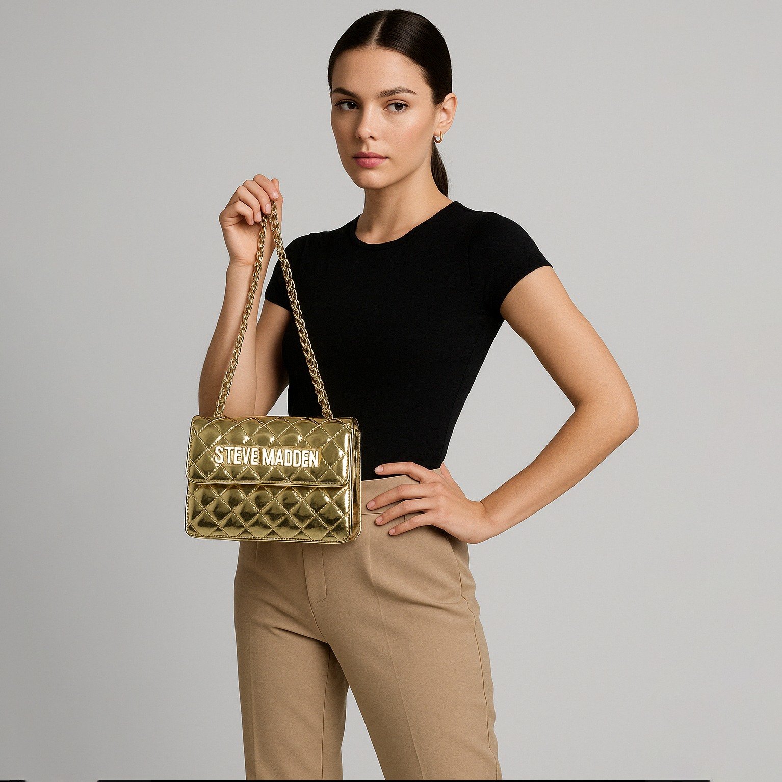 BSTAKE-Q Gold Crossbody
