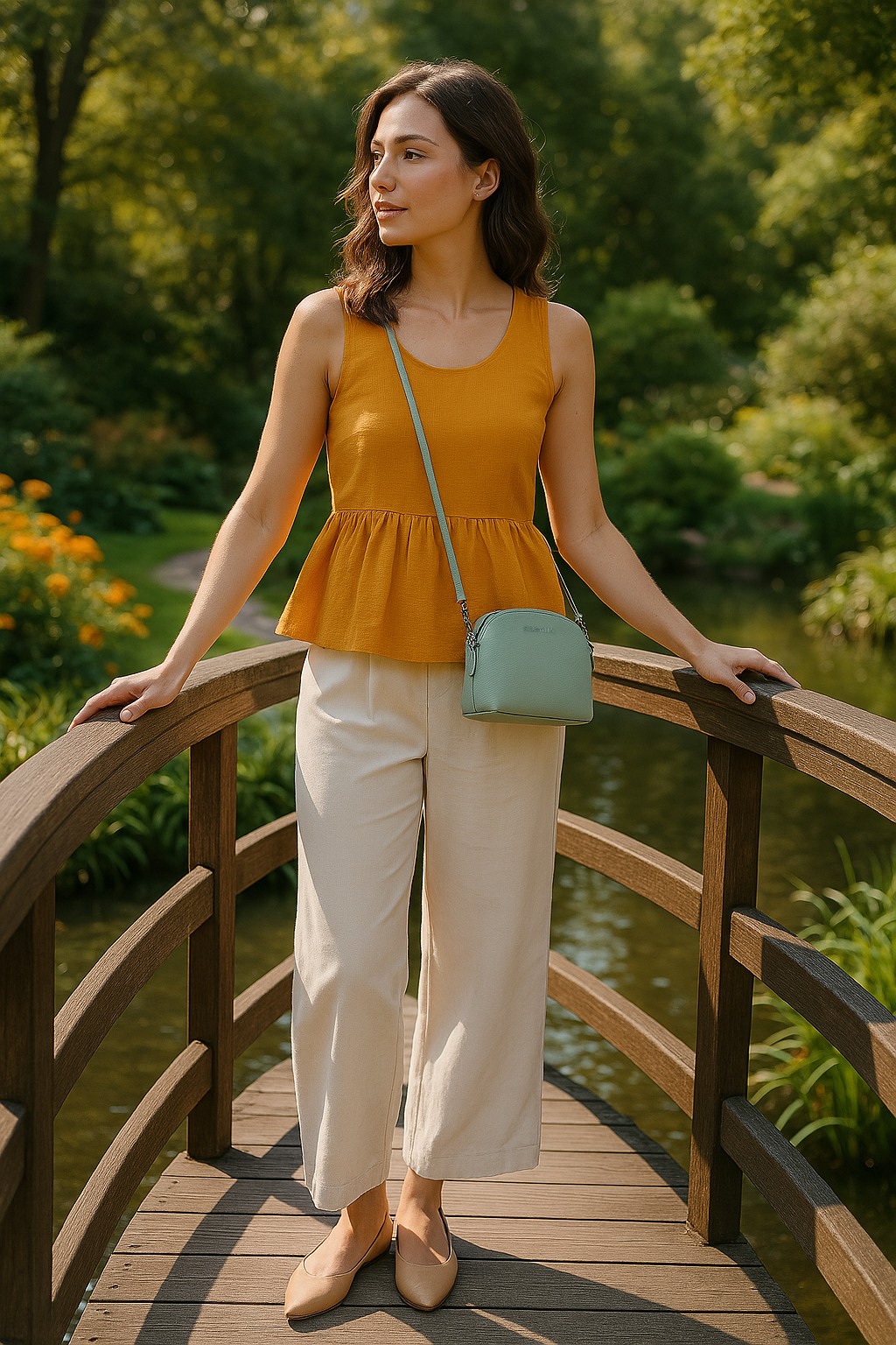 Bmagg-Ee Frosty Green Crossbody
