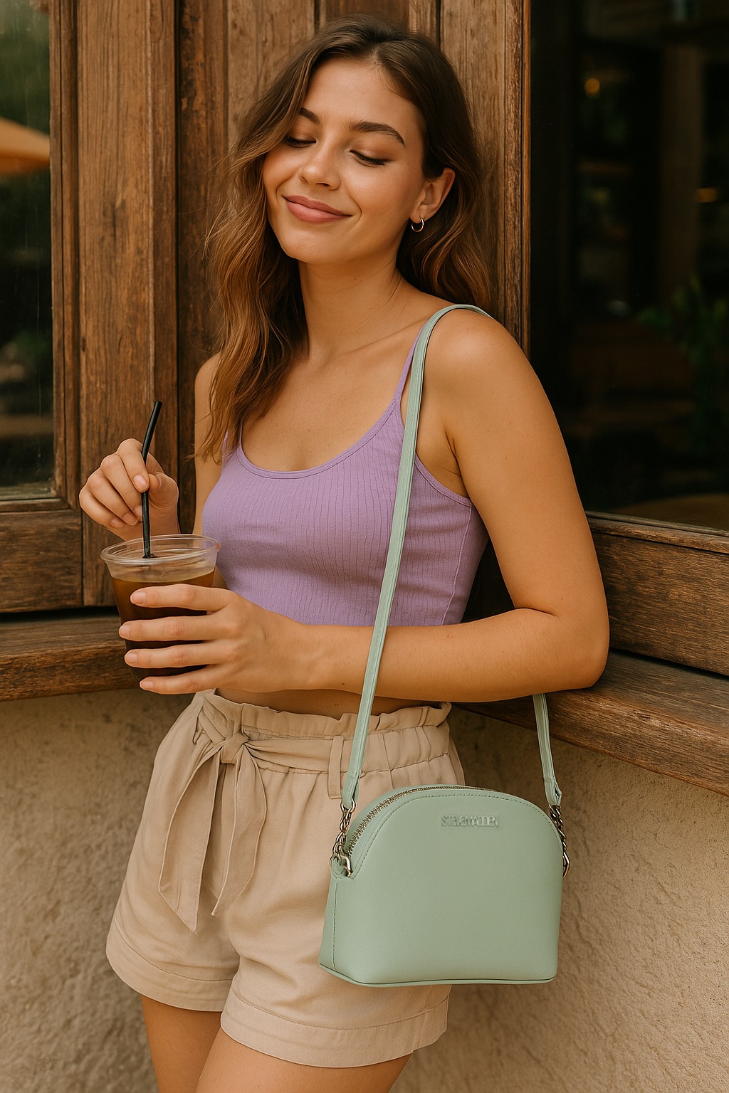 Bmagg-Ee Frosty Green Crossbody