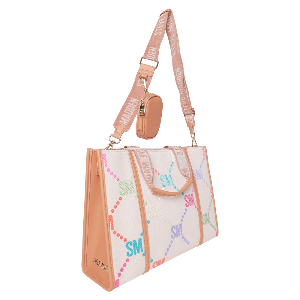 Bsantam Canvas Cream-Multi Tote