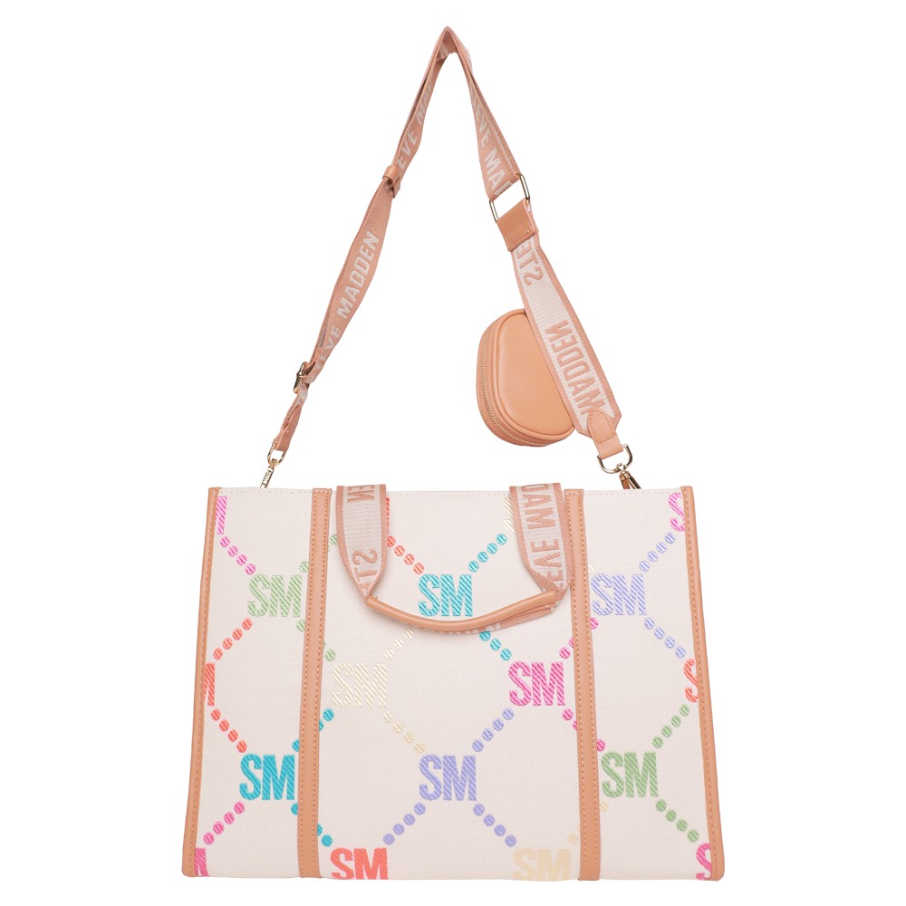 Bsantam Canvas Cream-Multi Tote