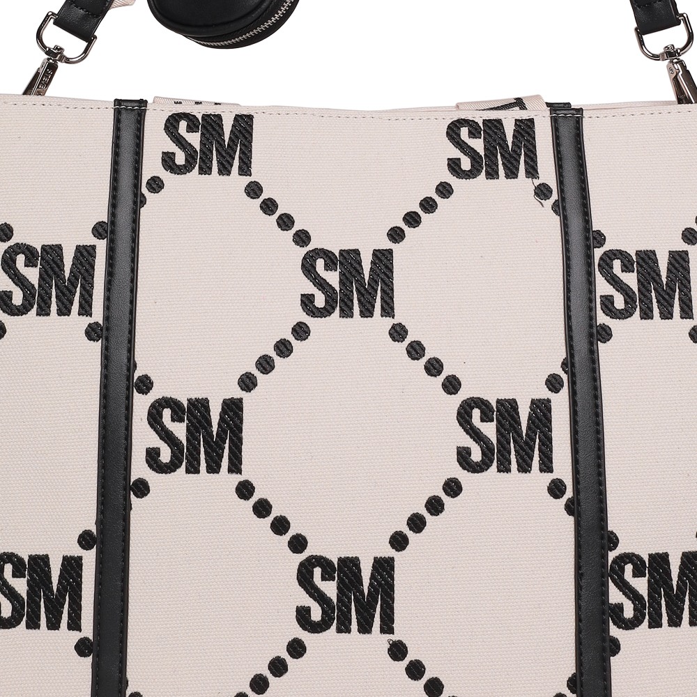 Bsantam Canvas Black-Multi Tote