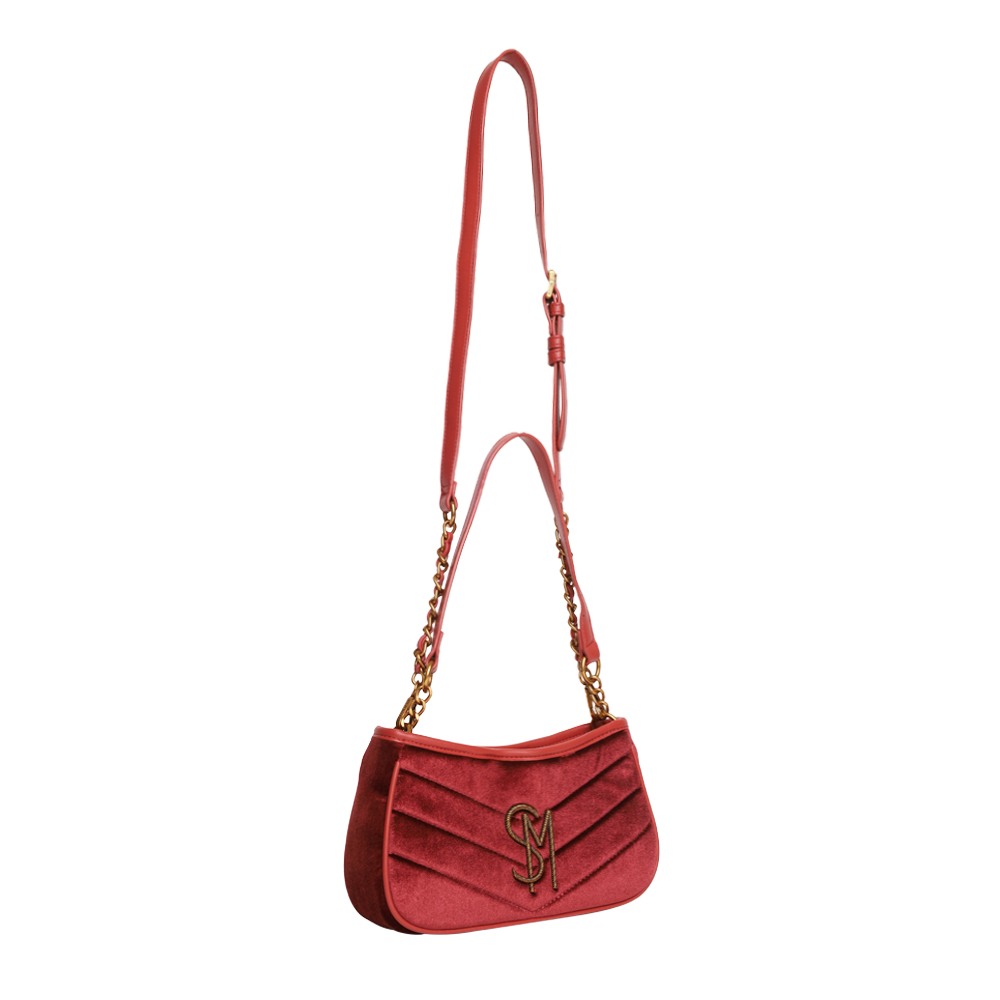 Bzoia Velvet Rust Crossbody