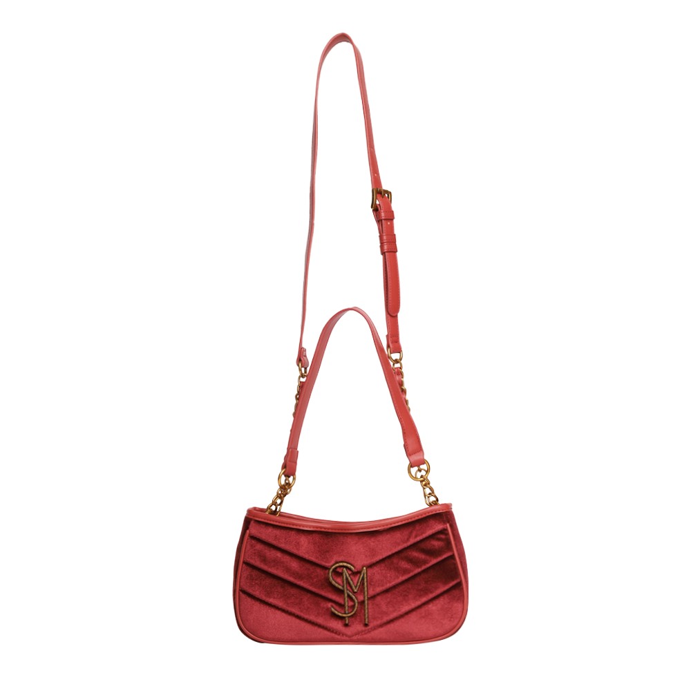 Bzoia Velvet Rust Crossbody