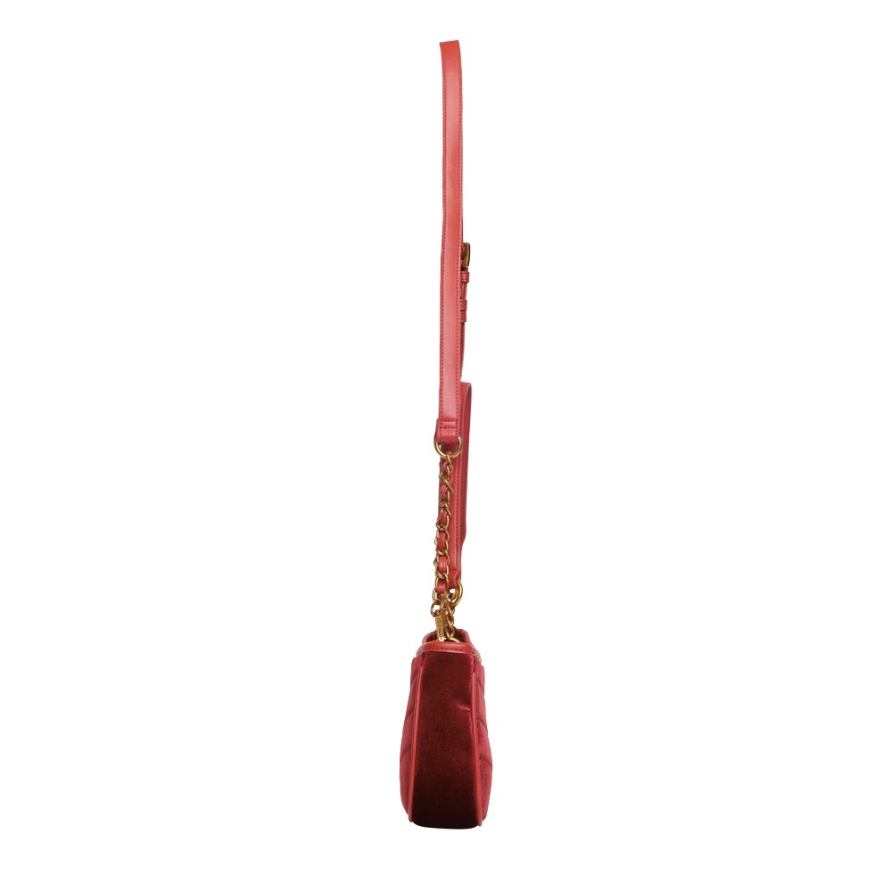 Bzoia Velvet Rust Crossbody