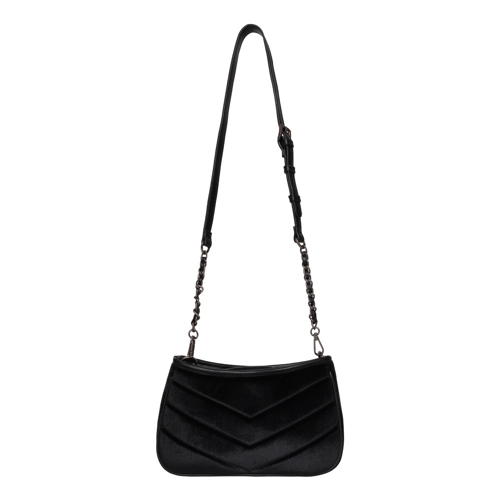 Bzoia Velvet Black Crossbody