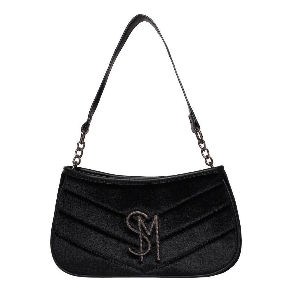 Bzoia Velvet Black Crossbody
