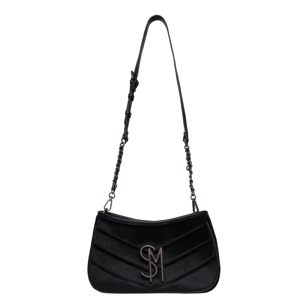 Bzoia Velvet Black Crossbody