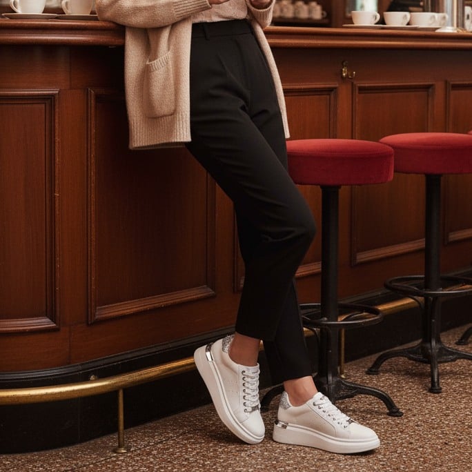 Glacial-R 2.0 White Sneakers