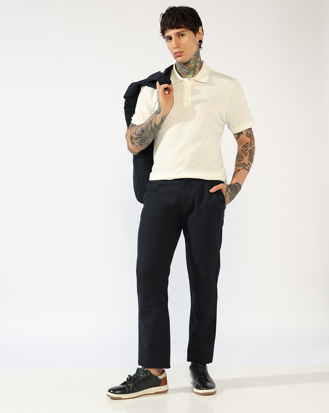 GAS | Straight Slim Fit Mid Rise Chinos