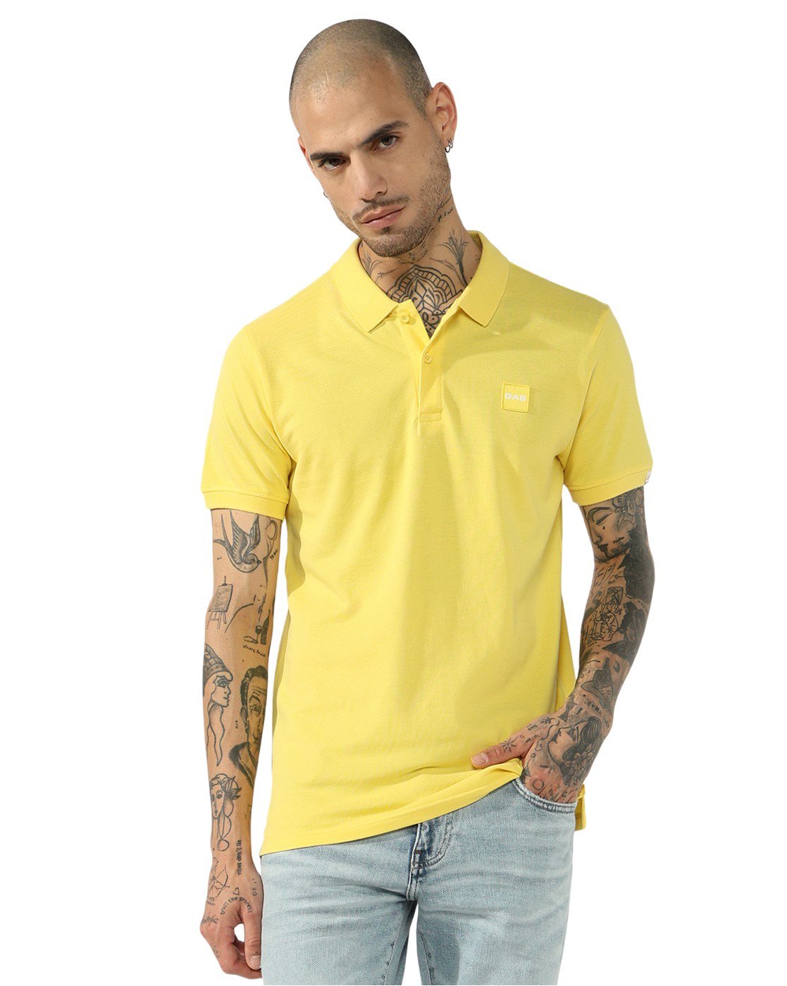 GAS | Summer Essential Premium Cotton Regular Fit Polo Tshirt